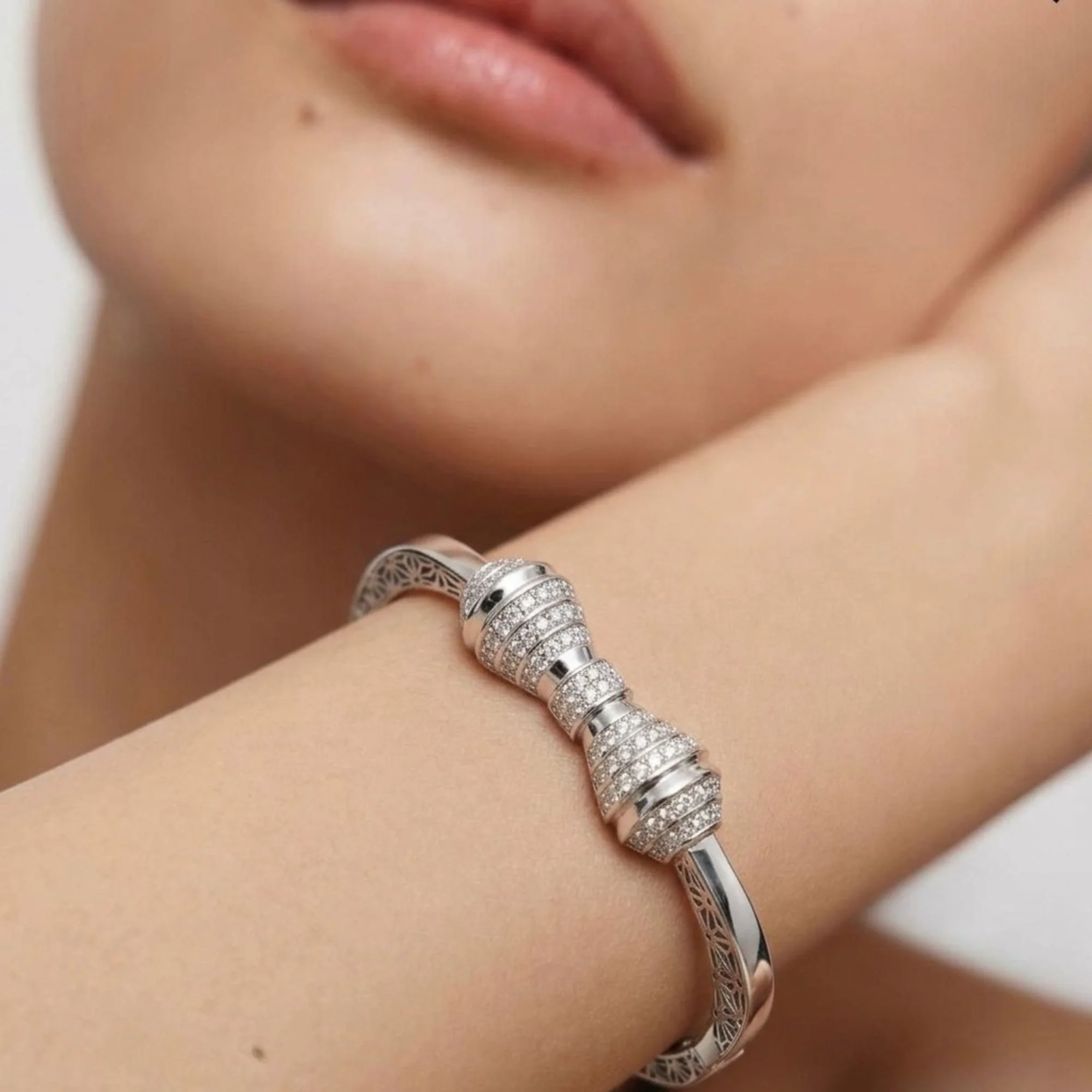 Silver Bow Tie Kada - 2
