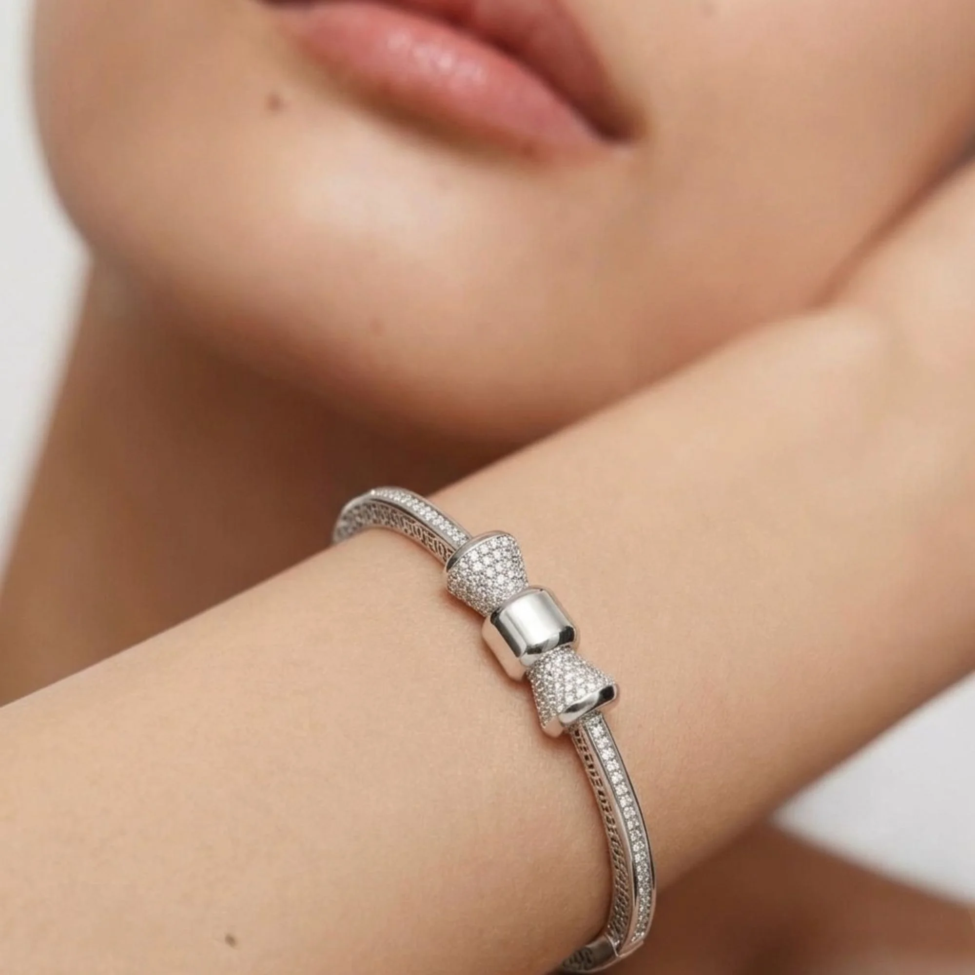 Silver Infinity Knot Kada - 2