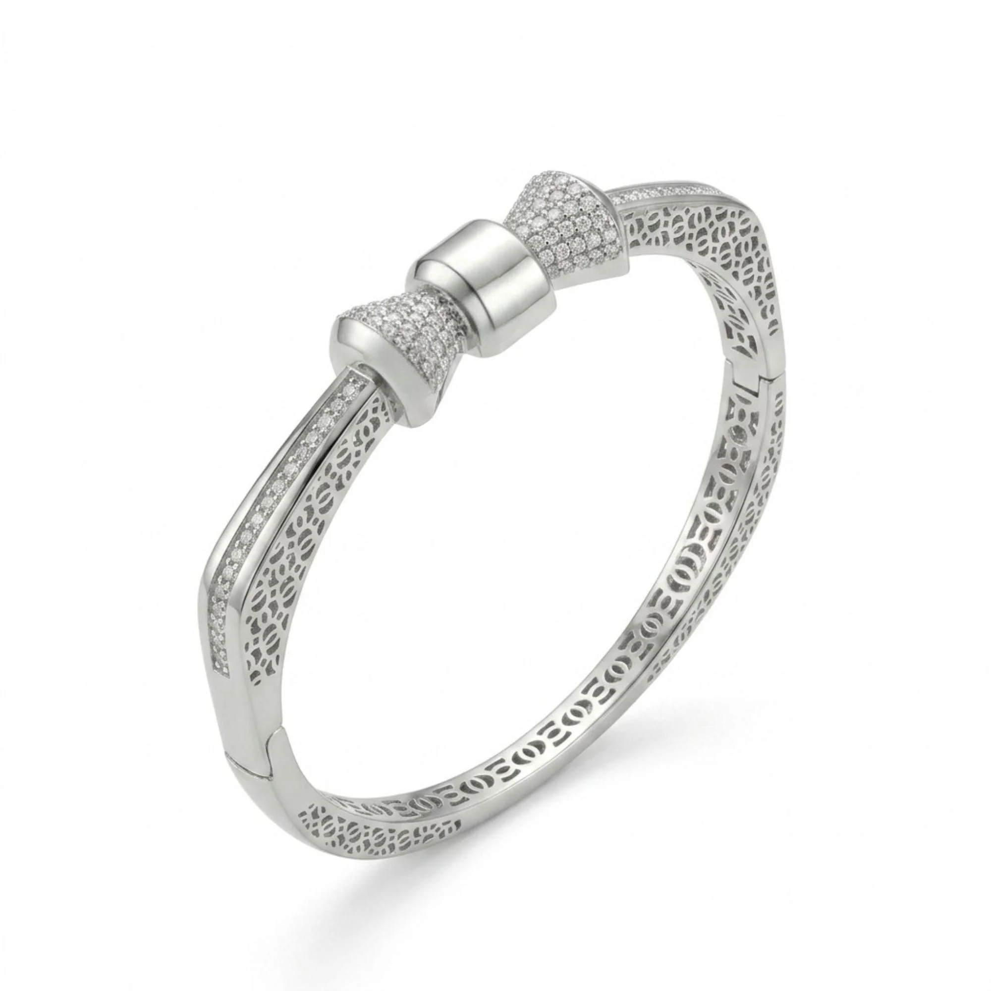 Silver Infinity Knot Kada - Image 3