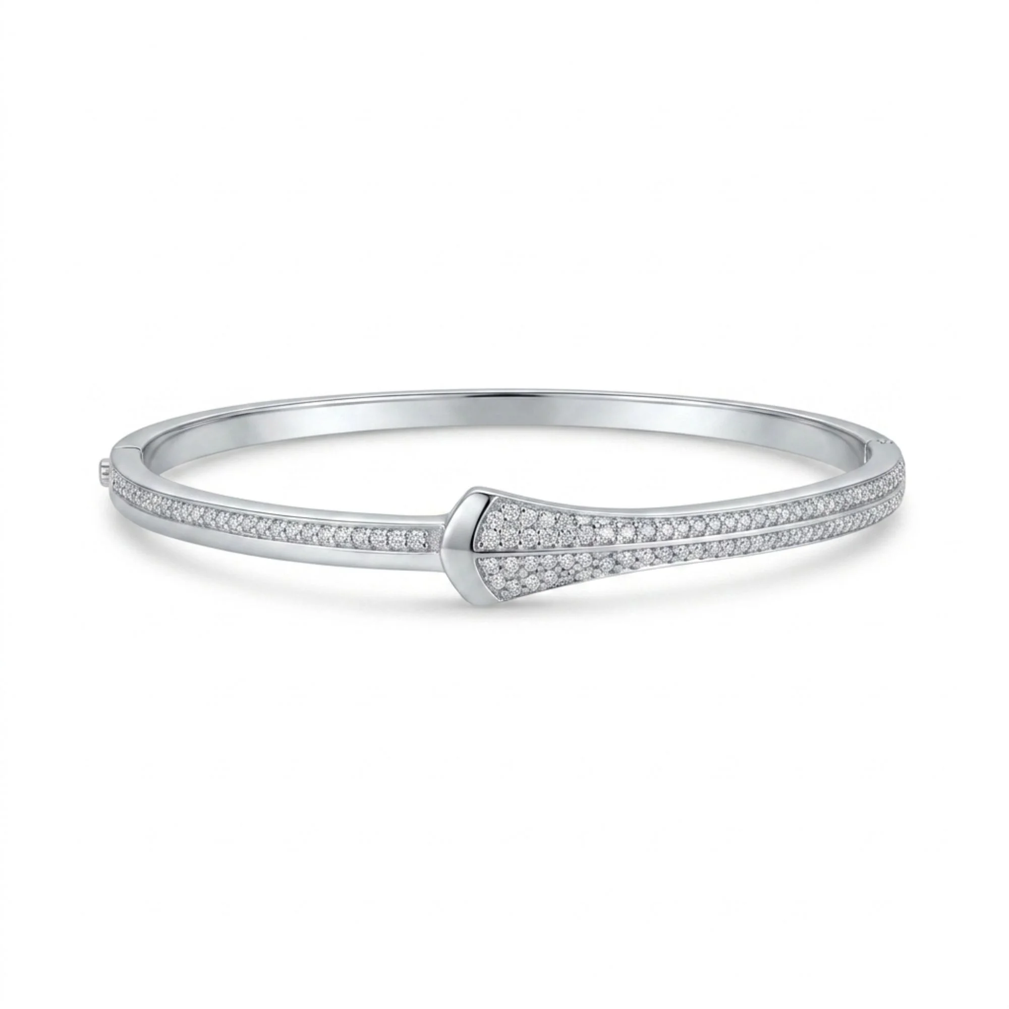 Silver Tapered Arrow Kada
