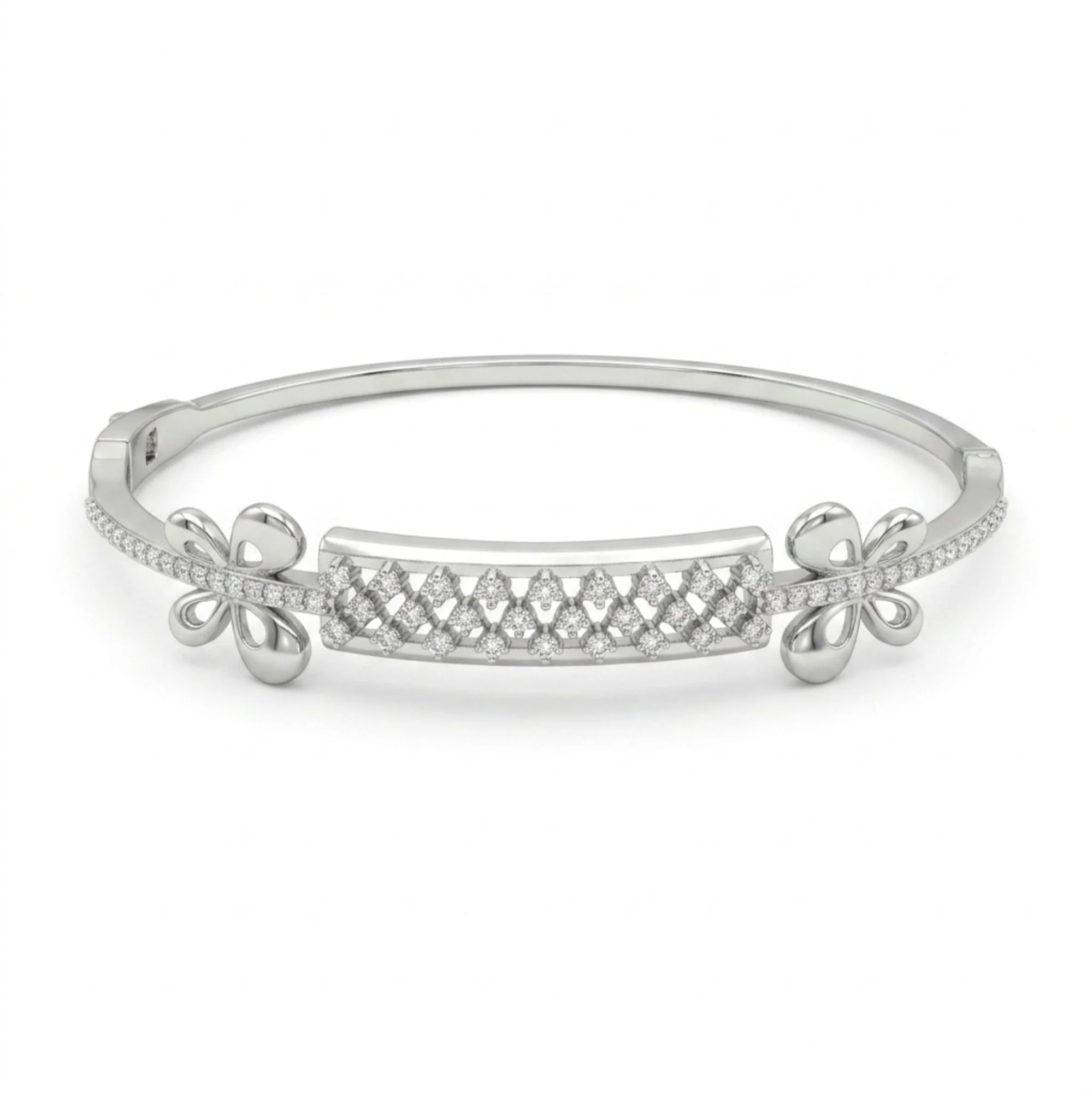 Silver Butterfly Garden Kada