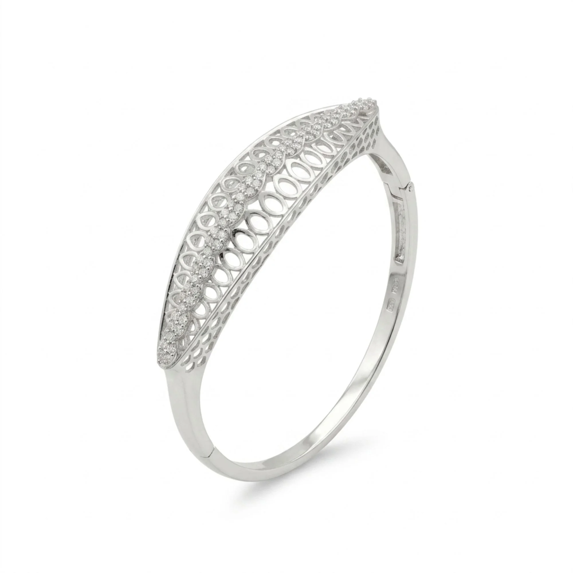 Silver Victorian Style Kada - Image 3
