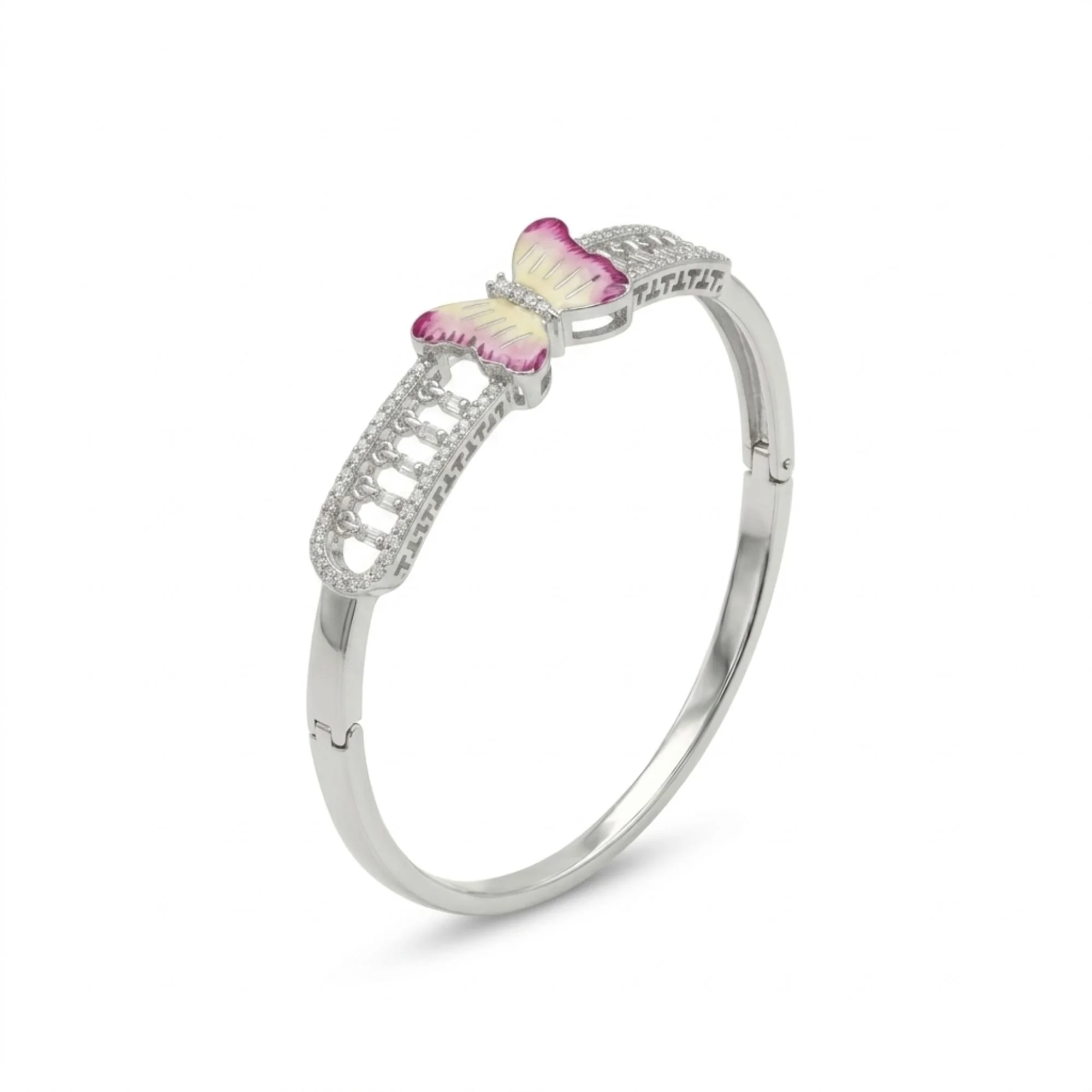 Silver Butterfly Wings Kada - Image 3