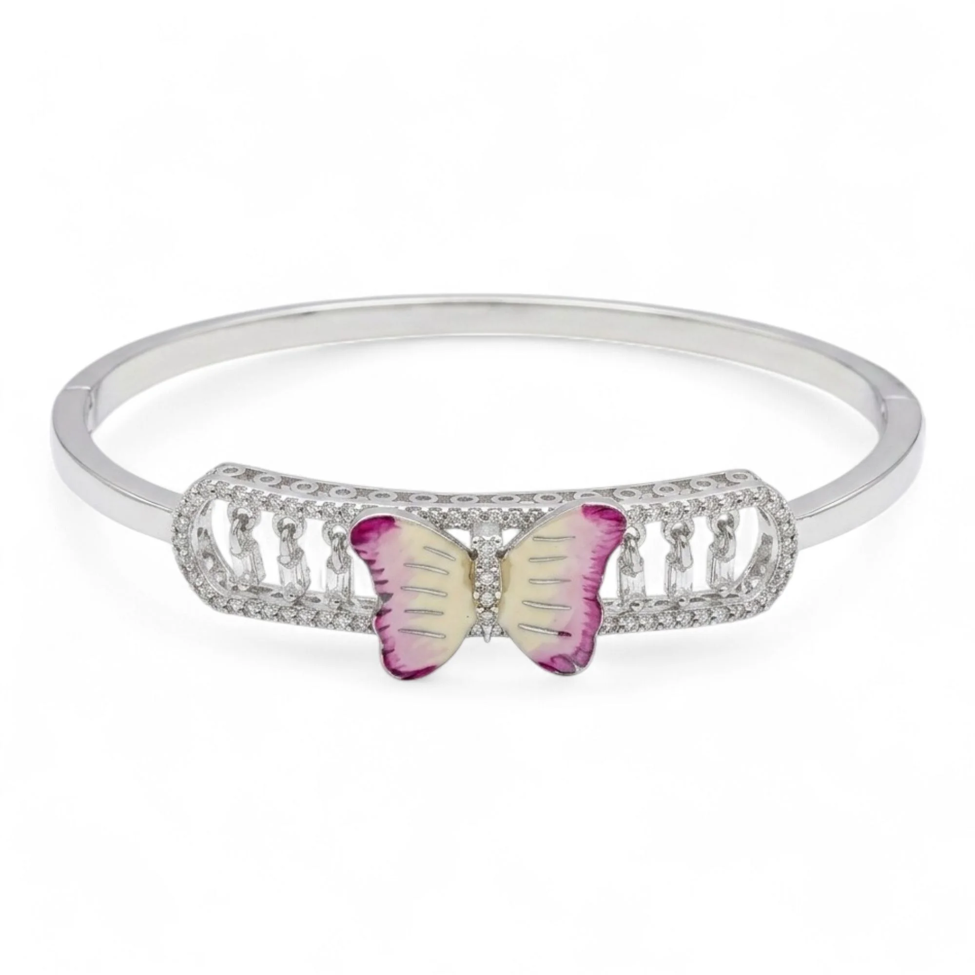 Silver Butterfly Wings Kada