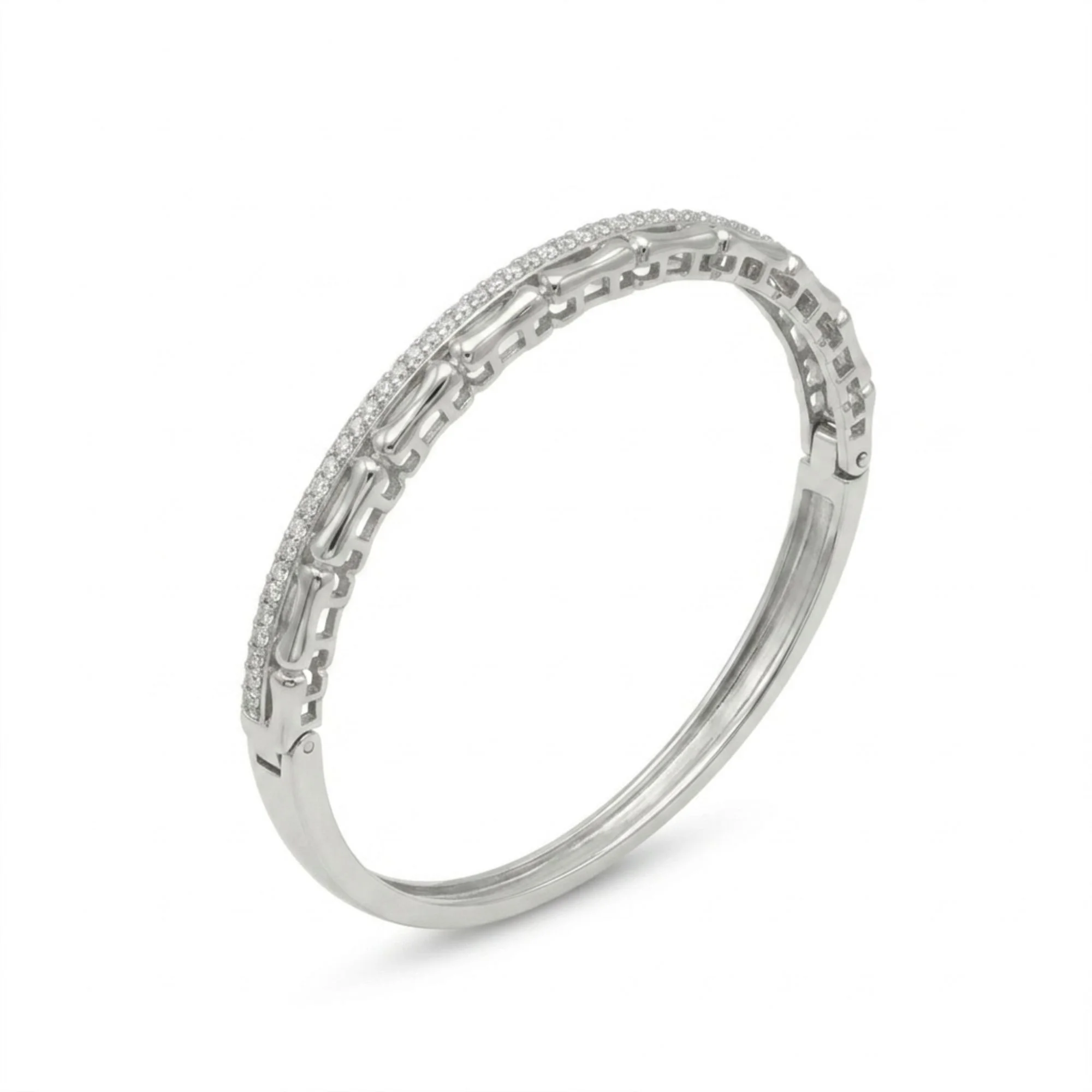 Silver Prism Wave Slim Kada - Image 3