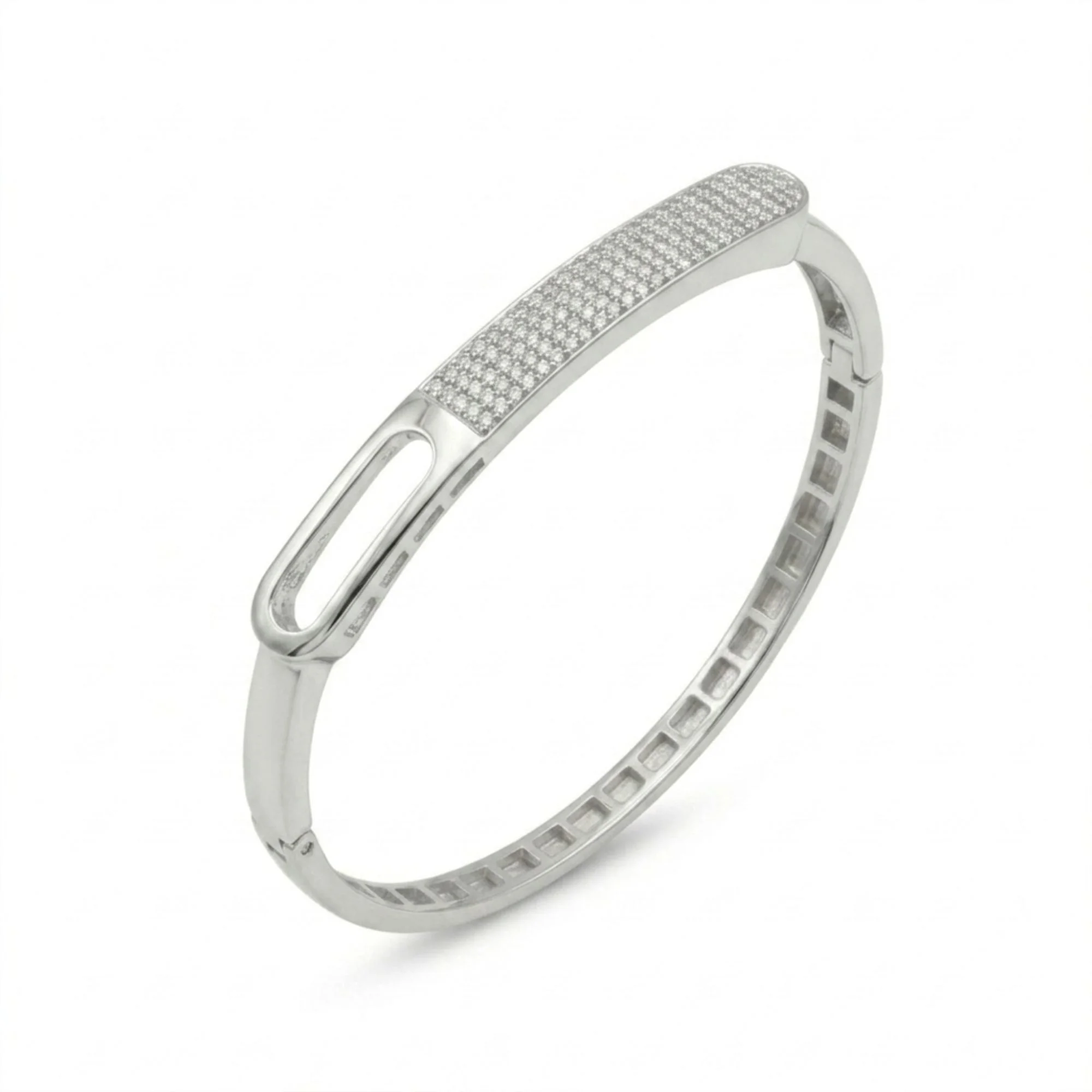 Silver Open Link Kada - Image 3
