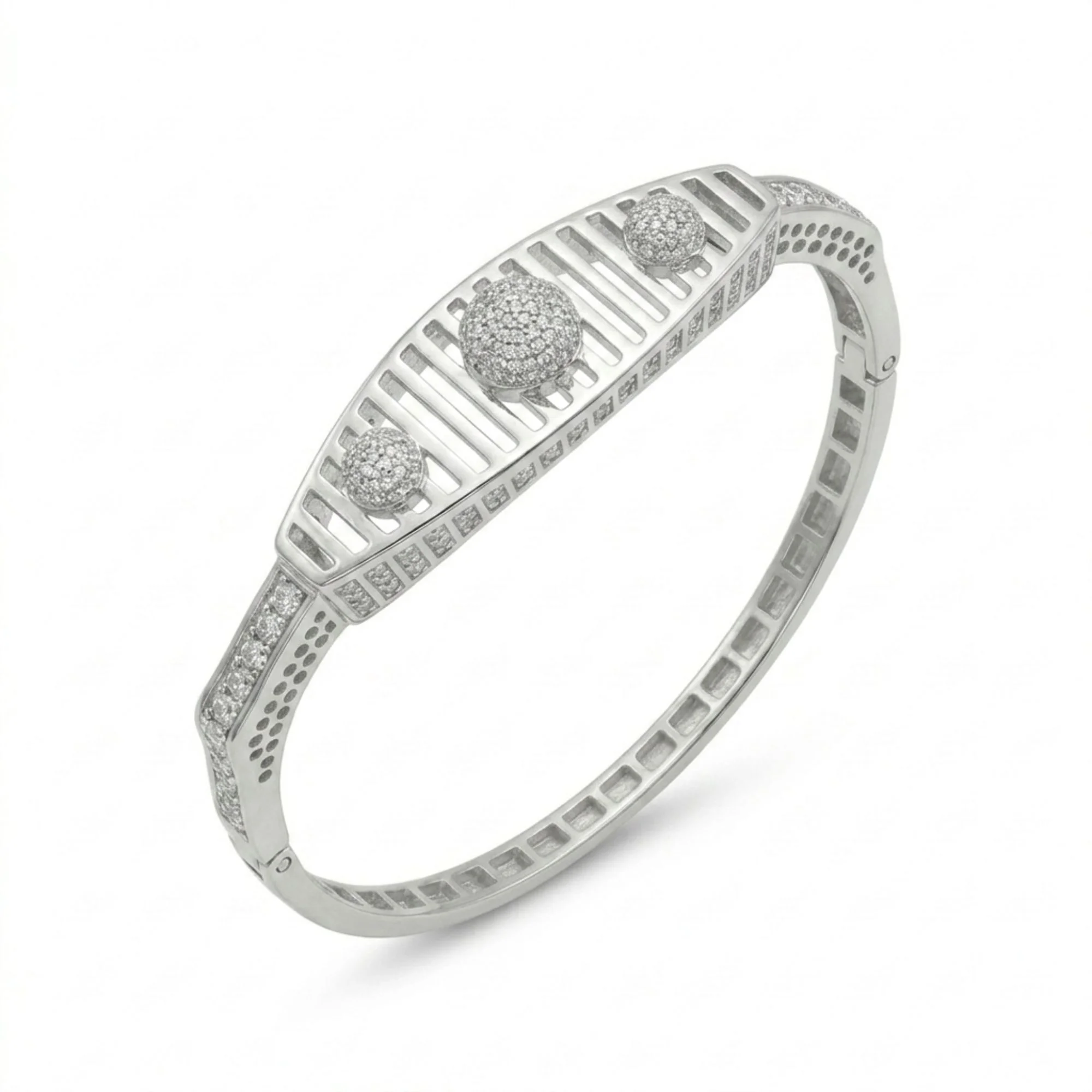 Silver Elite Statement Kada - Image 3