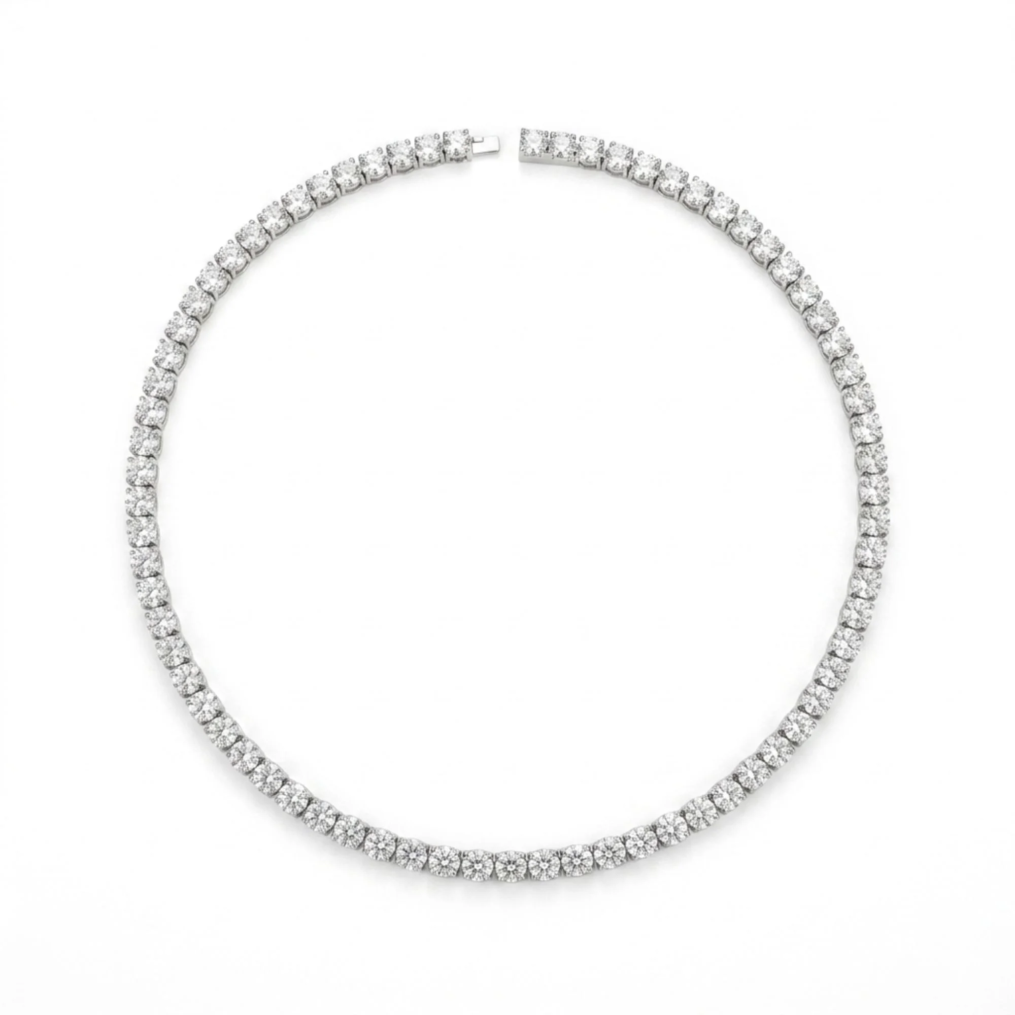 Silver Classic Tennis Men's Chain - Image 4