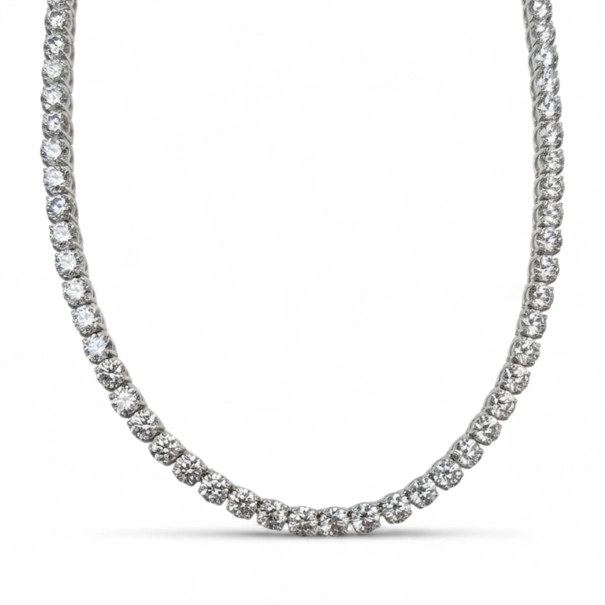 Silver Classic Tennis Men's Chain - Image 1