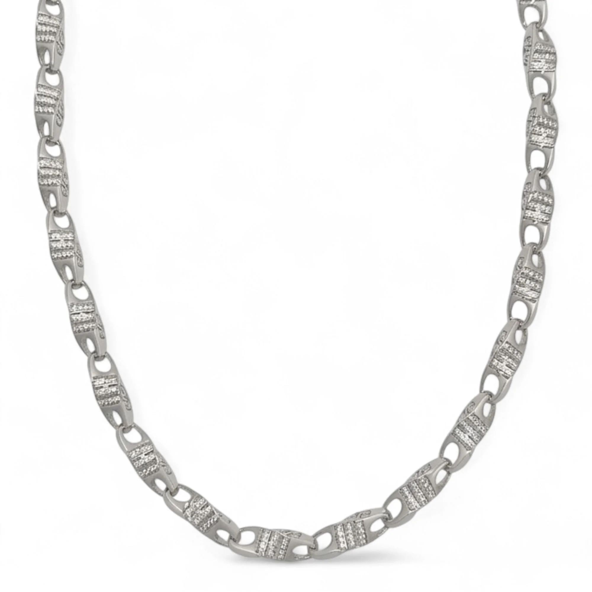 Silver Mariner Link Men's Chain