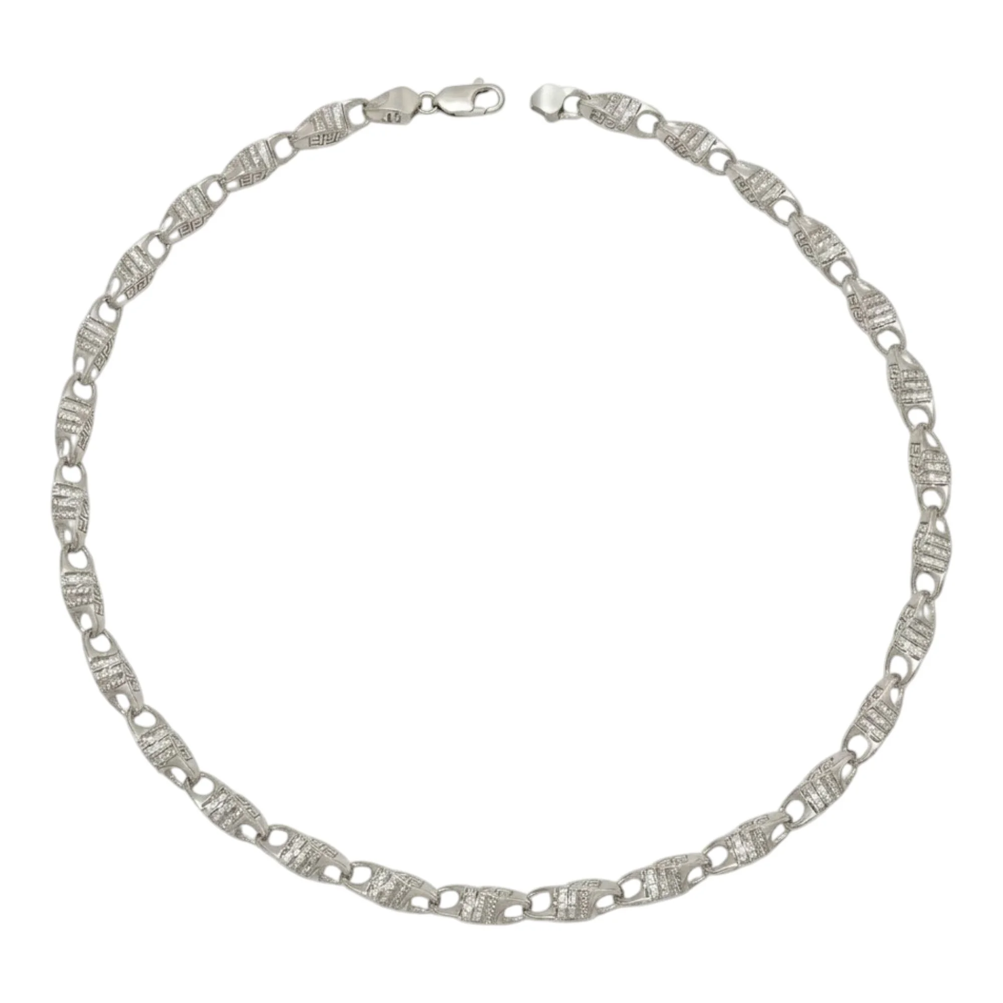 Silver Mariner Link Men's Chain - Image 4