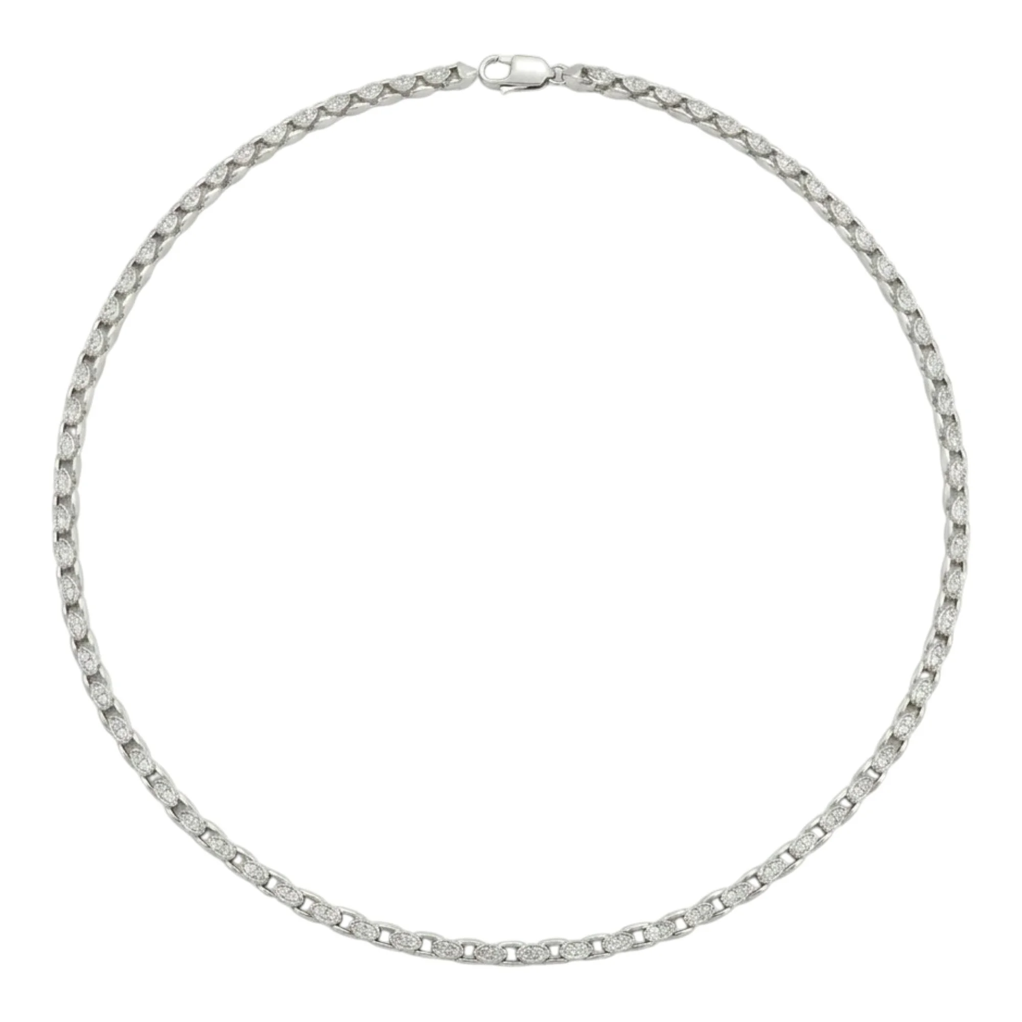 Silver Eye-Link Men's Chain - Image 4