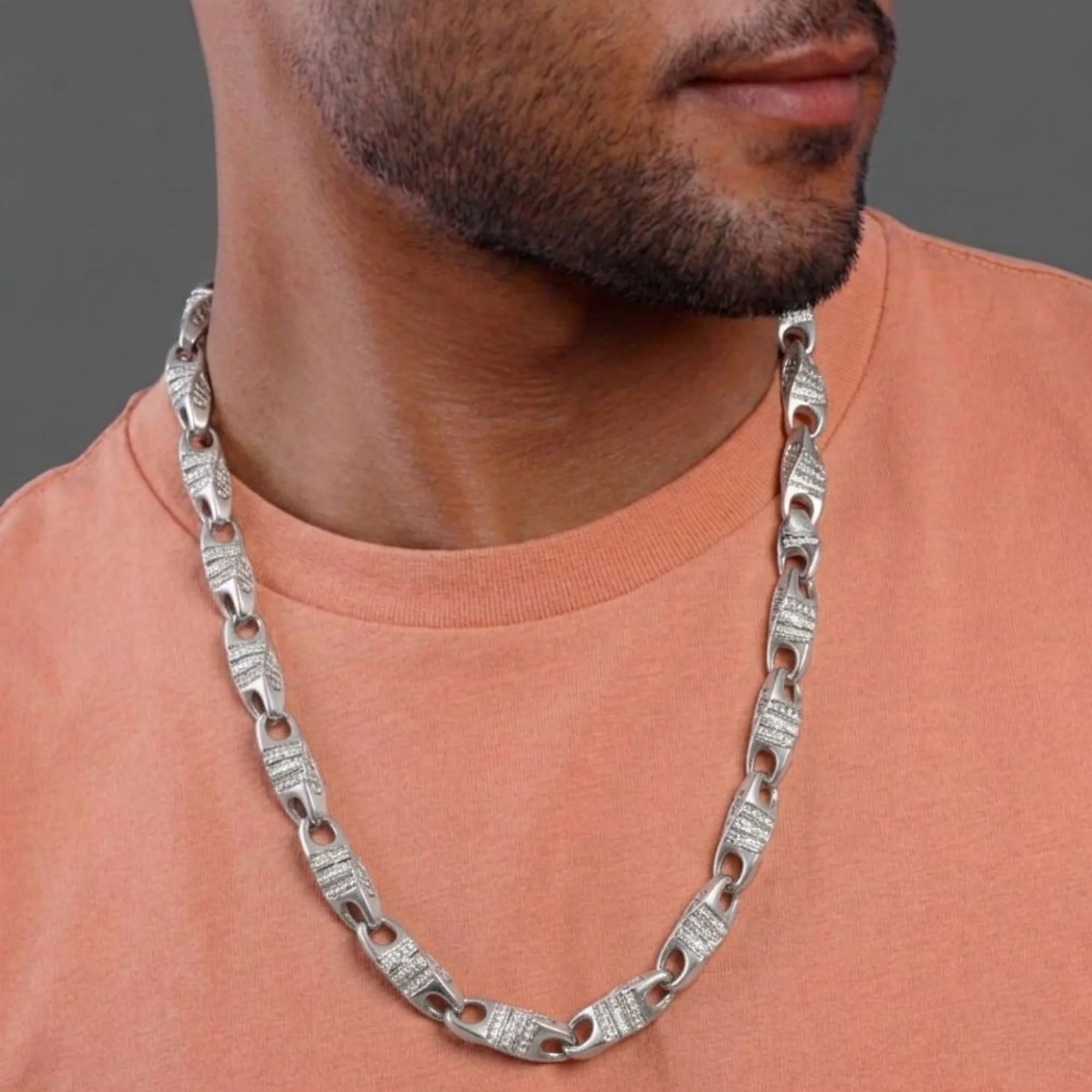 Silver Mariner Link Men's Chain - 2