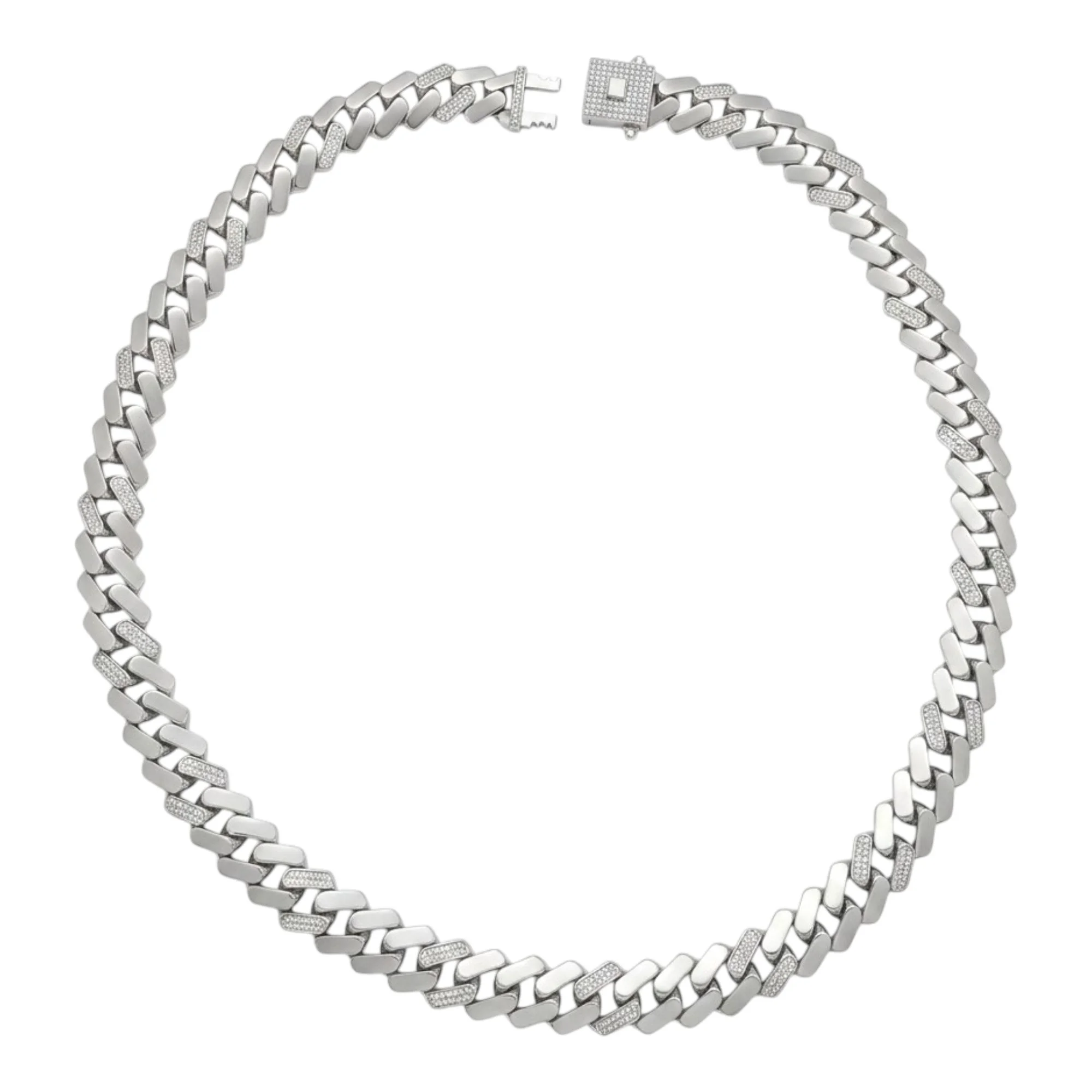 Silver Cuban Link Men's Chain - Image 4