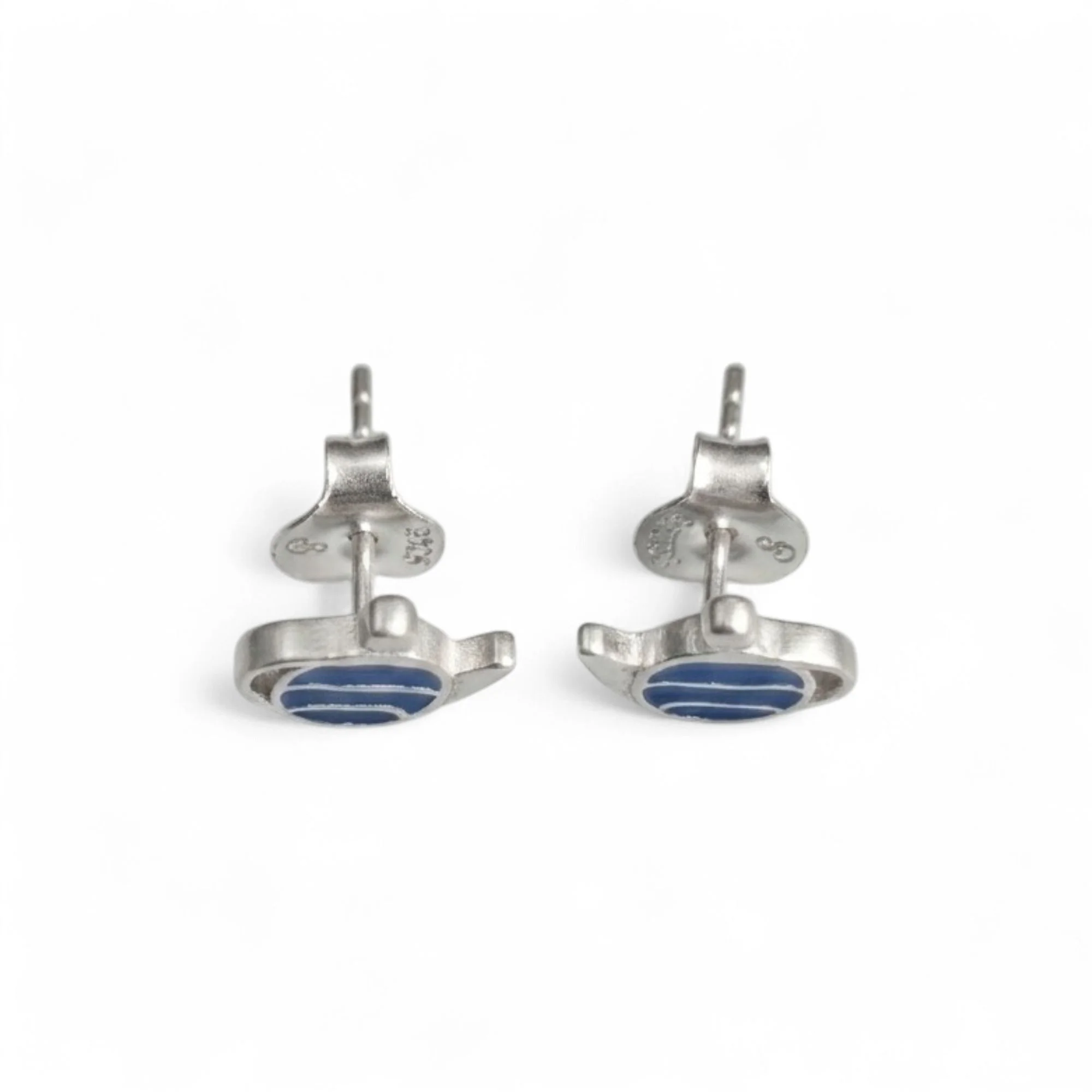 Silver Tea Party Tiny Kid's Earrings - Image 3