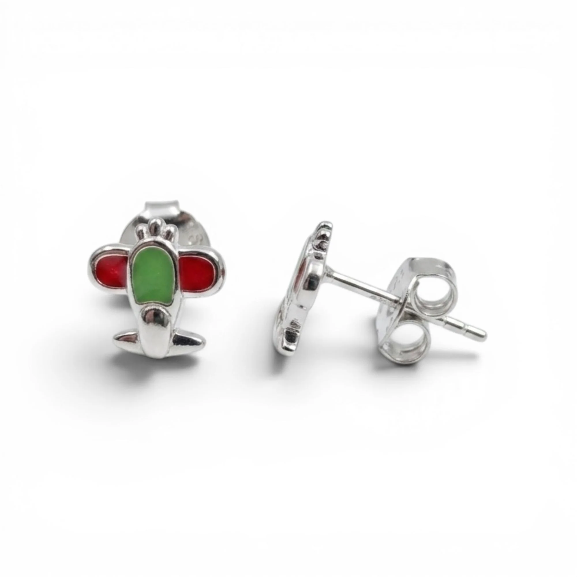 Silver Tiny Traveler Kid's Earrings