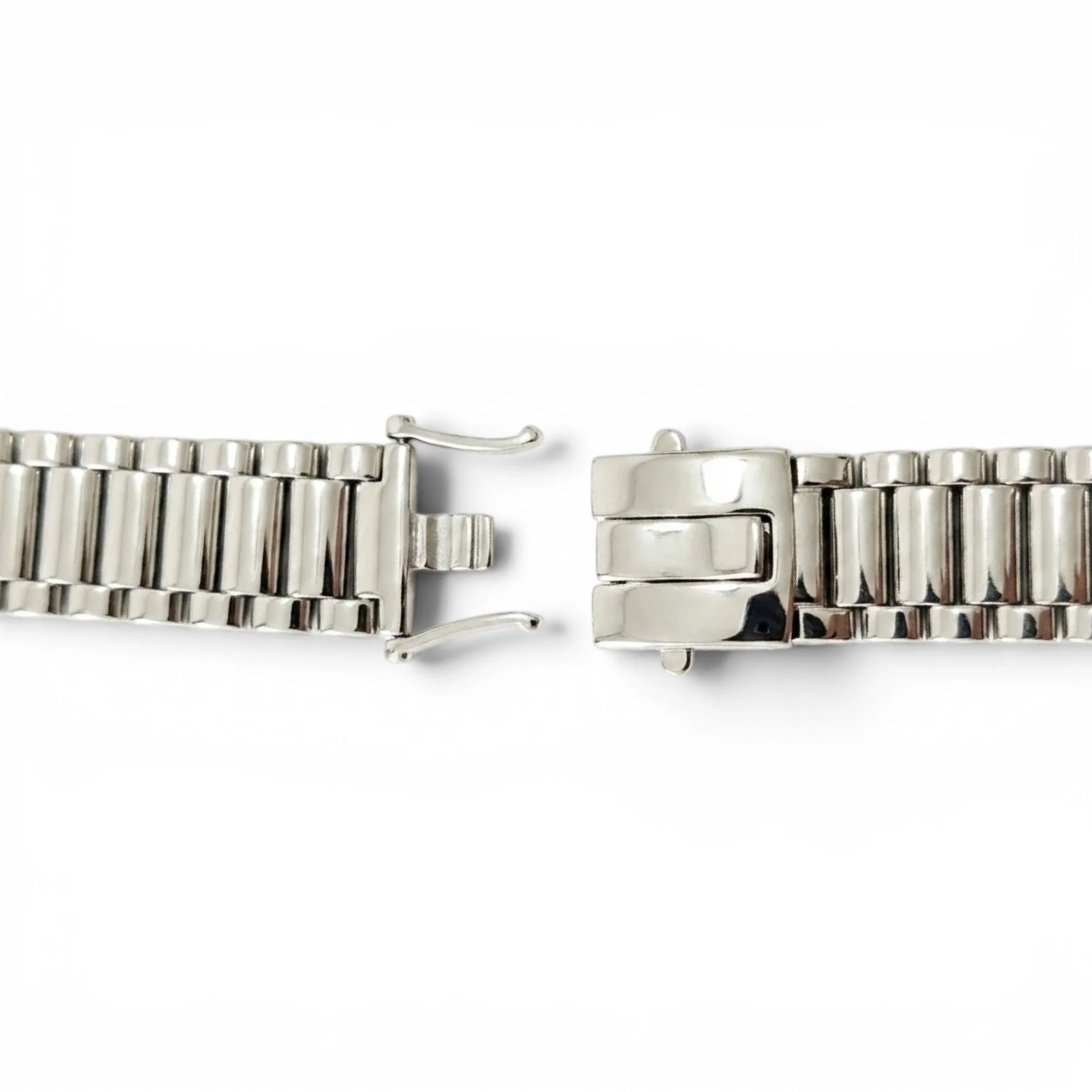 Silver Micro Pave Lab Diamond Men's Bracelet - Image 4