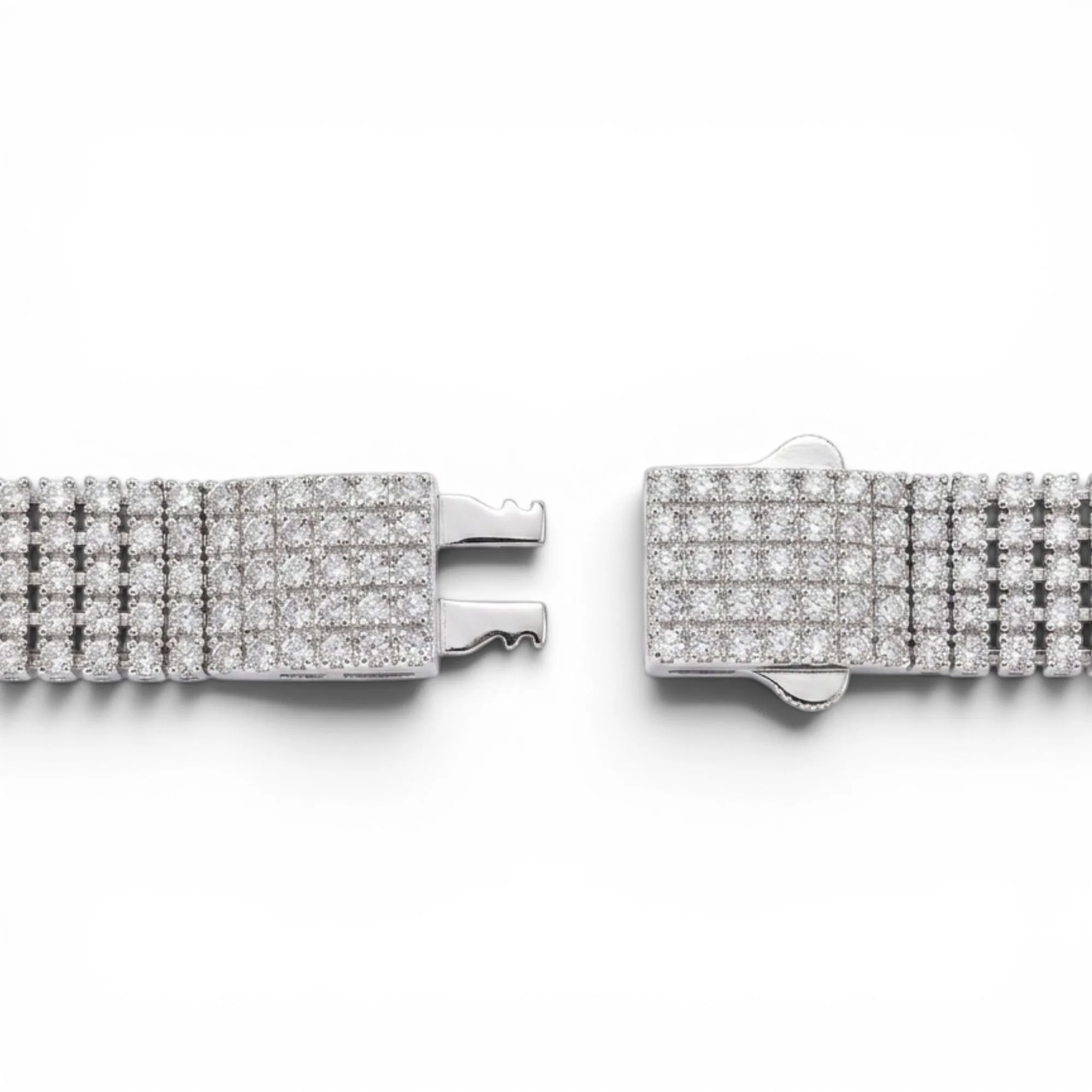 Silver Multi-Strand Tennis Men's Bracelet - Image 4