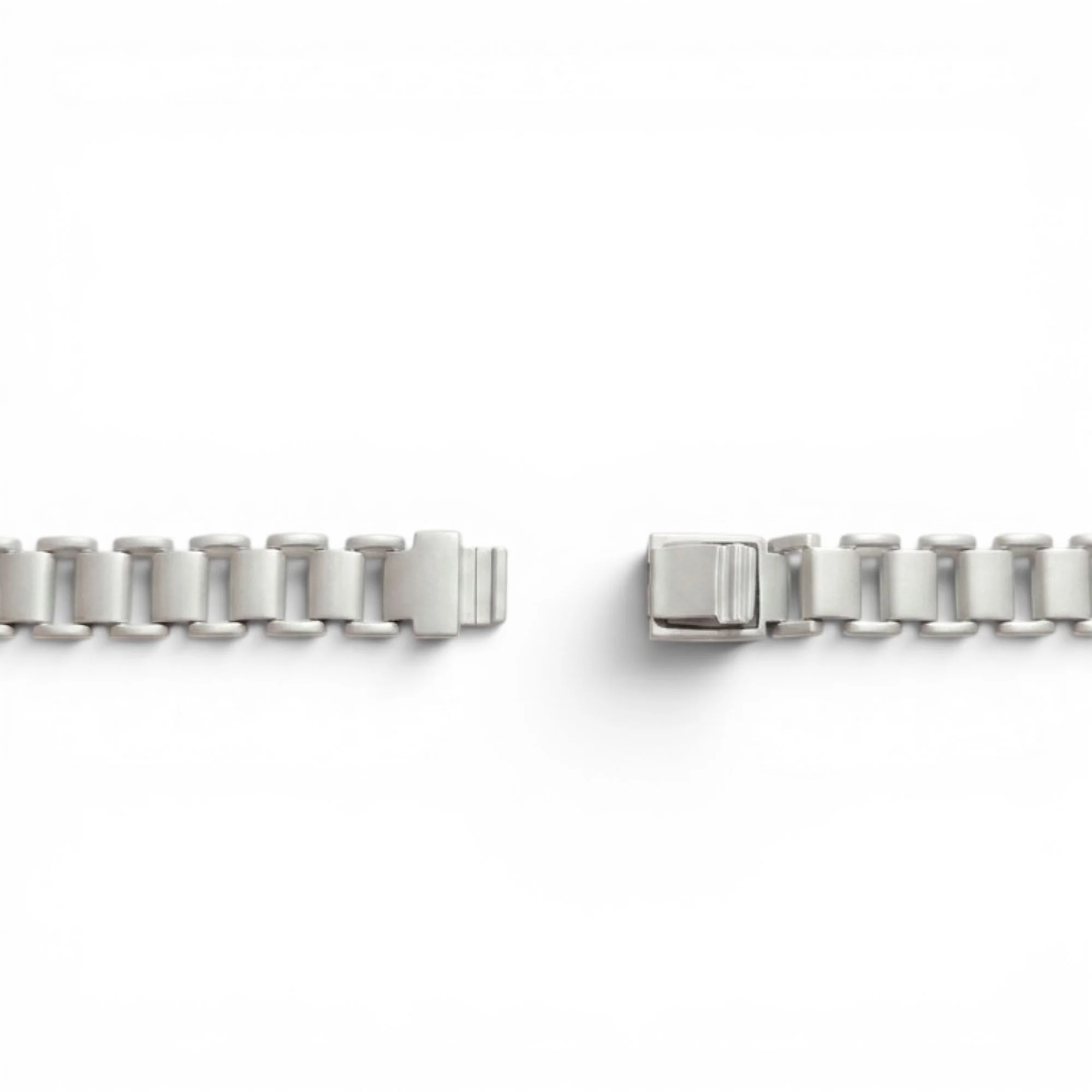 Silver Pave Diamond Rigid Cuff Men's Bracelet - Image 4