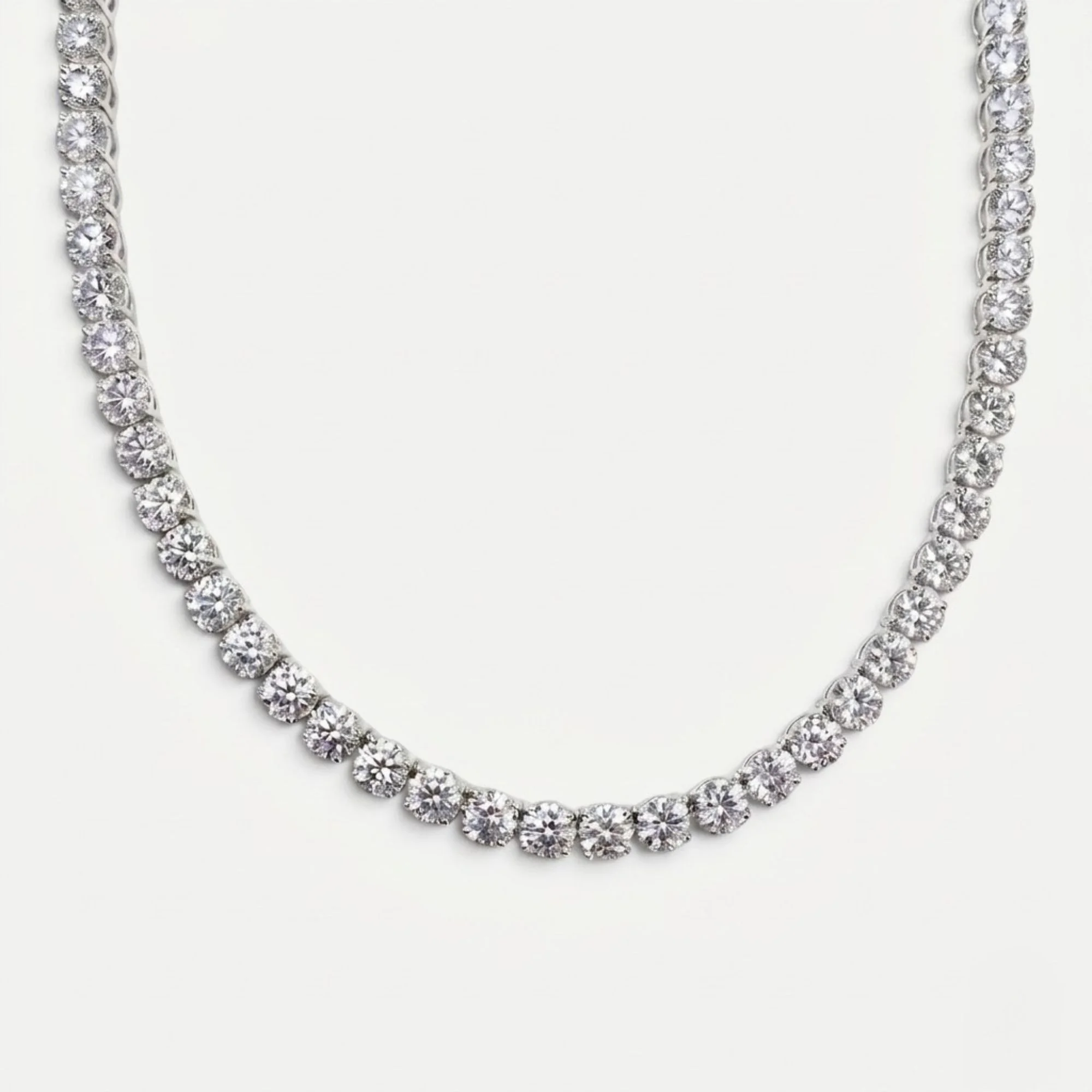Silver Classic Tennis Men's Chain - Image 1
