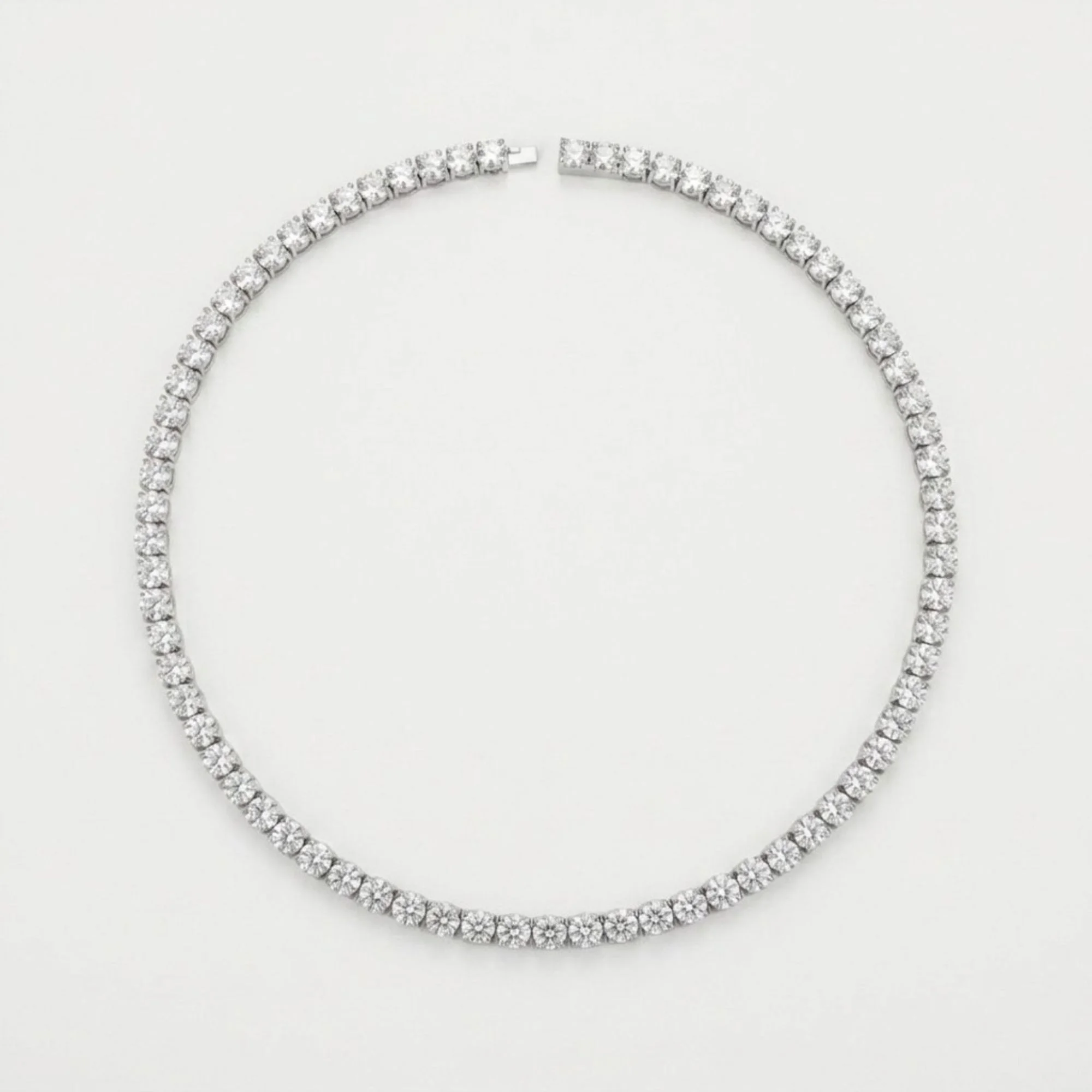 Silver Classic Tennis Men's Chain - Image 4