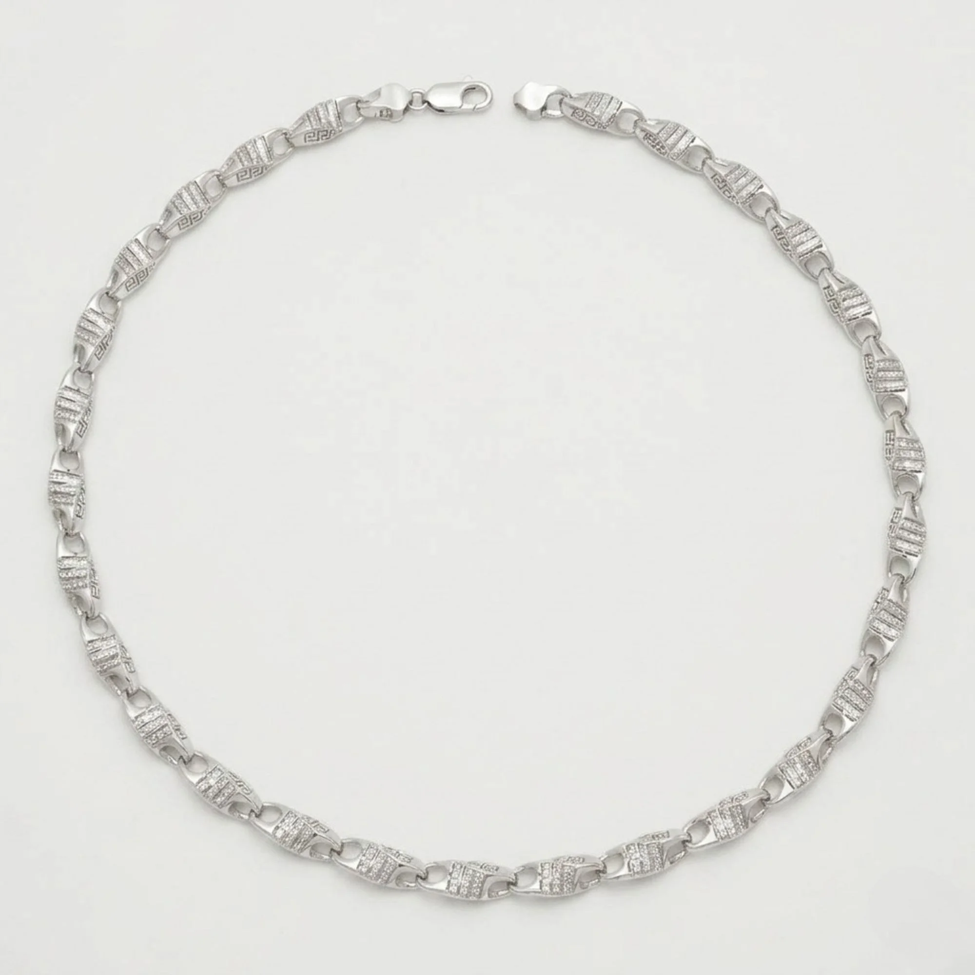 Silver Mariner Link Men's Chain - Image 4