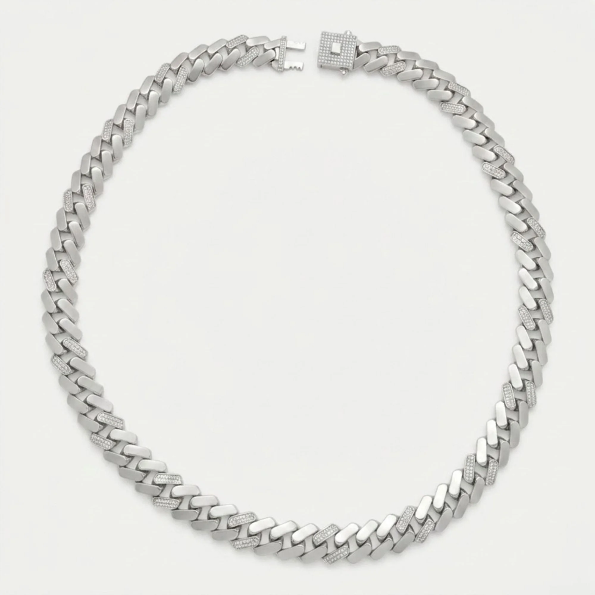 Silver Cuban Link Men's Chain - Image 4