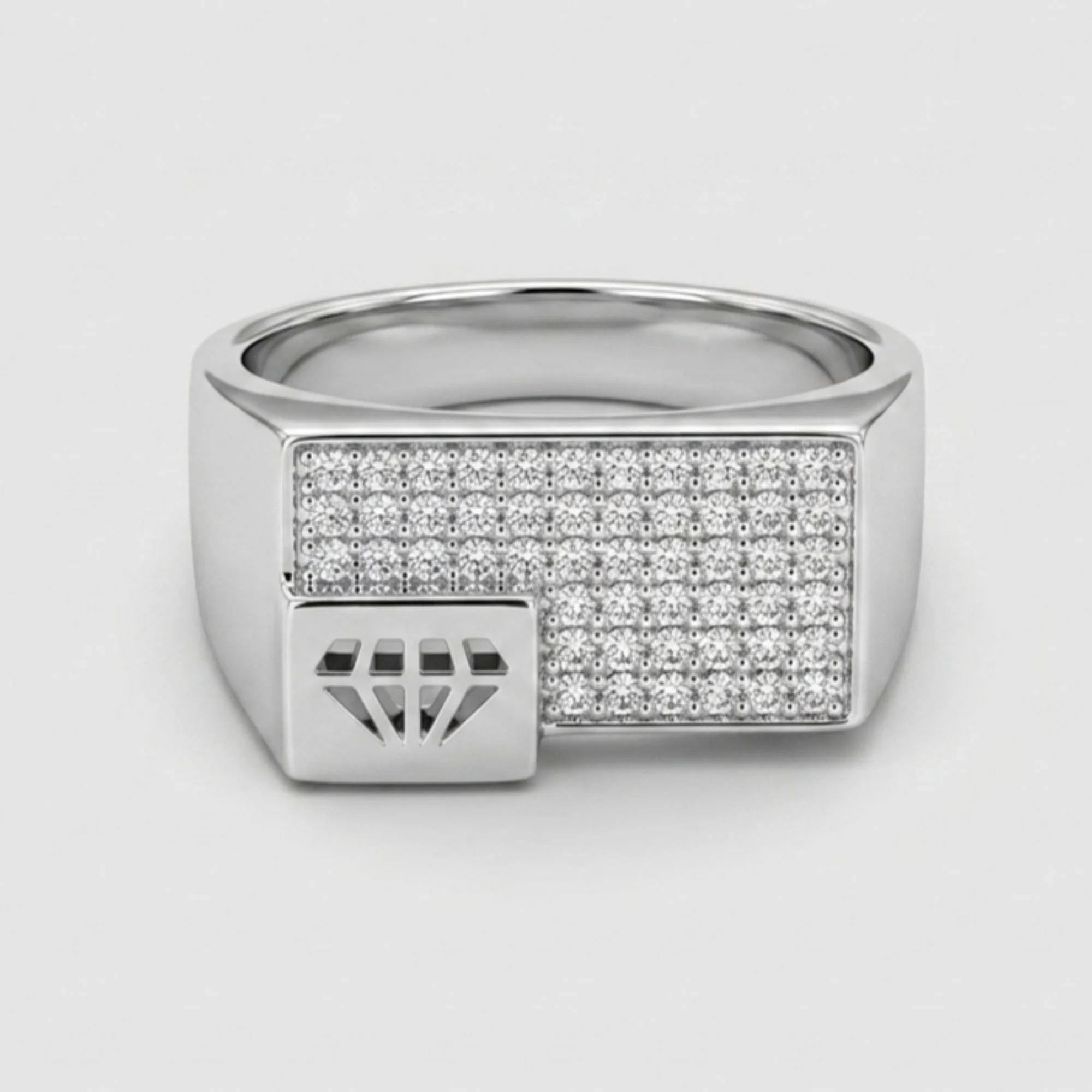 Silver Elite Luxe Men's Ring - Image 4