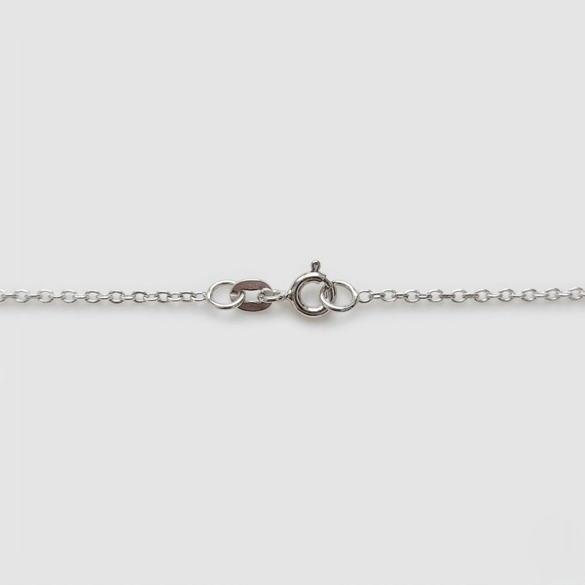 Silver Hamsa Charm Chain & Pendant - Image 3