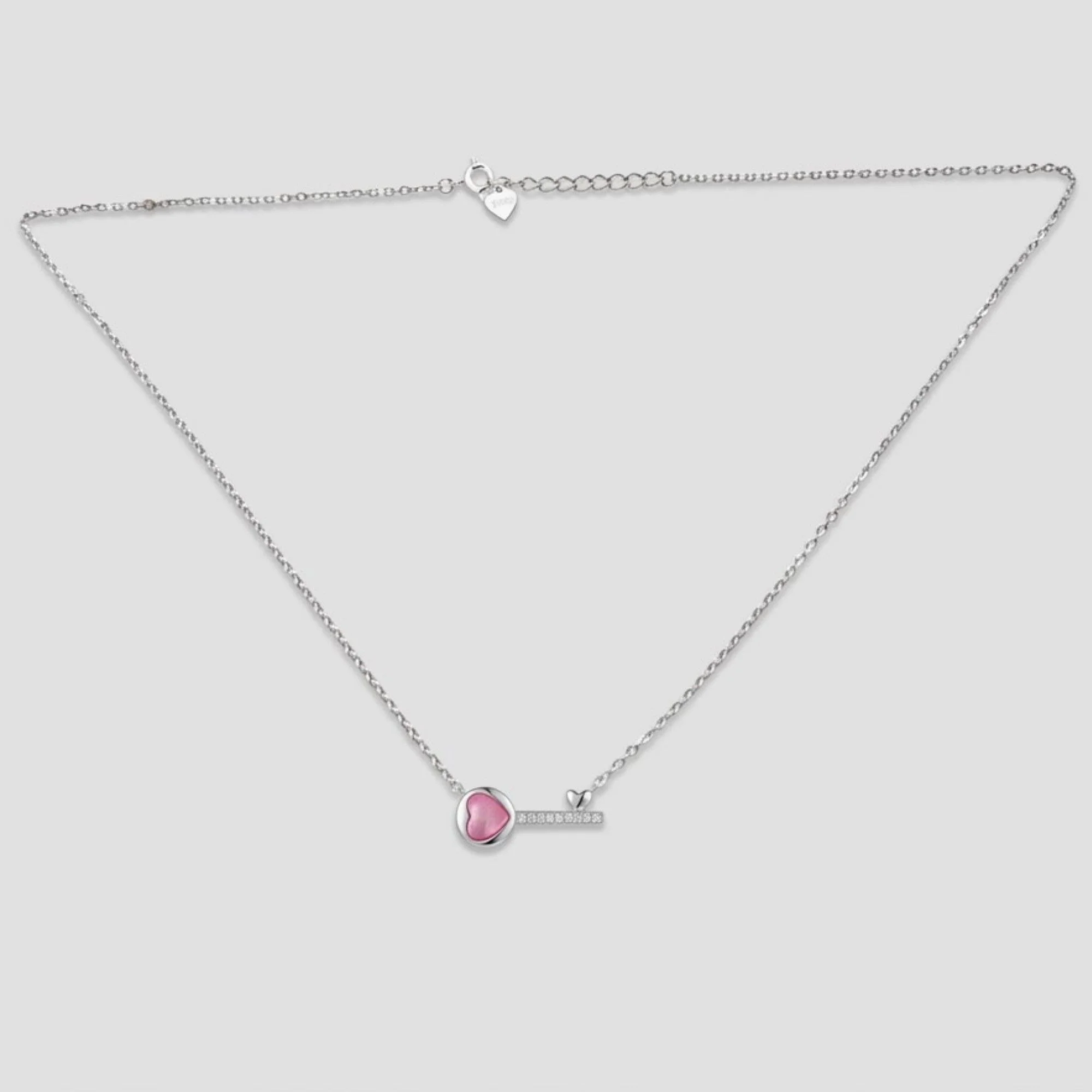 Silver Love Key Chain & Pendant - Image 4