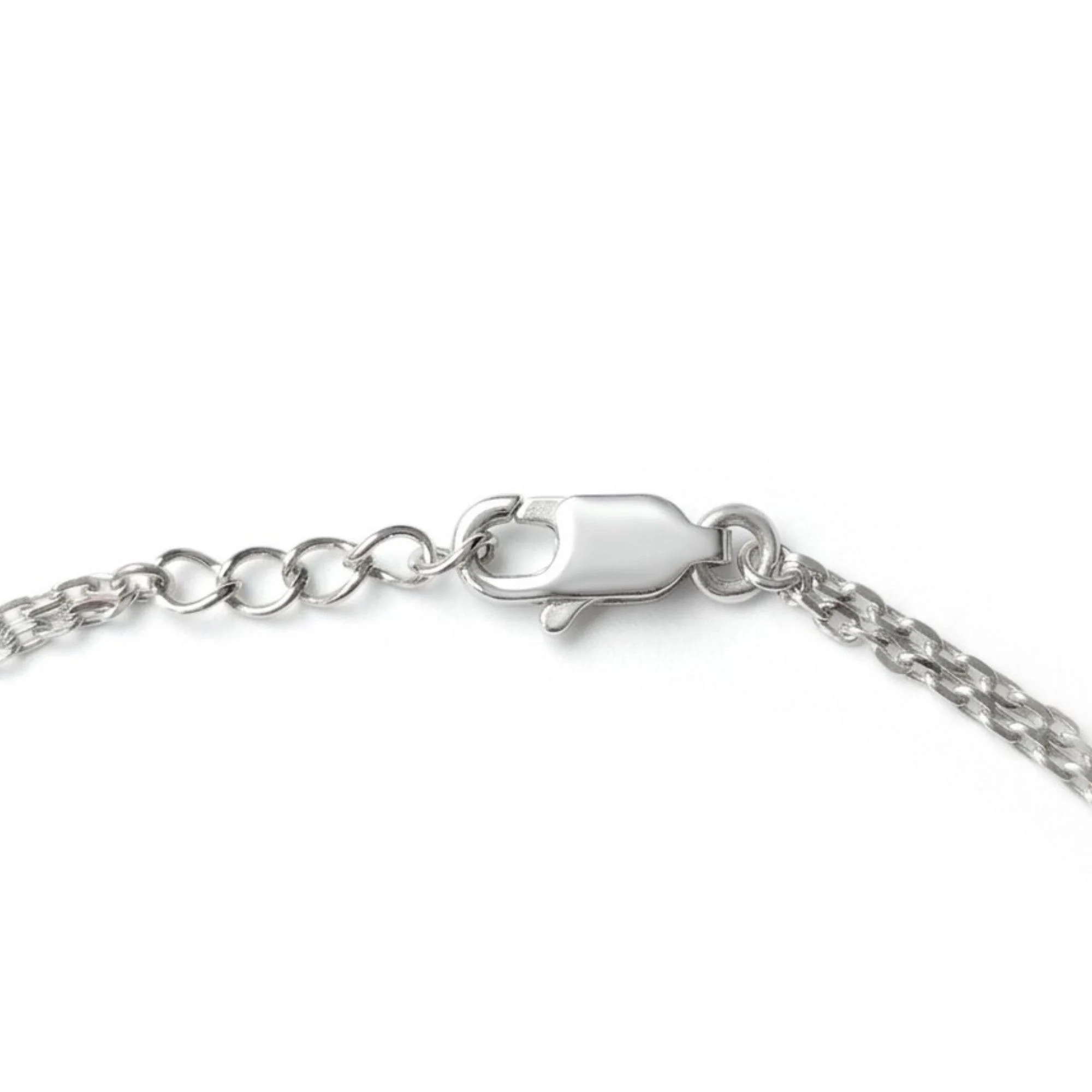 Silver Ruby Clover Grace Bracelet - Image 4