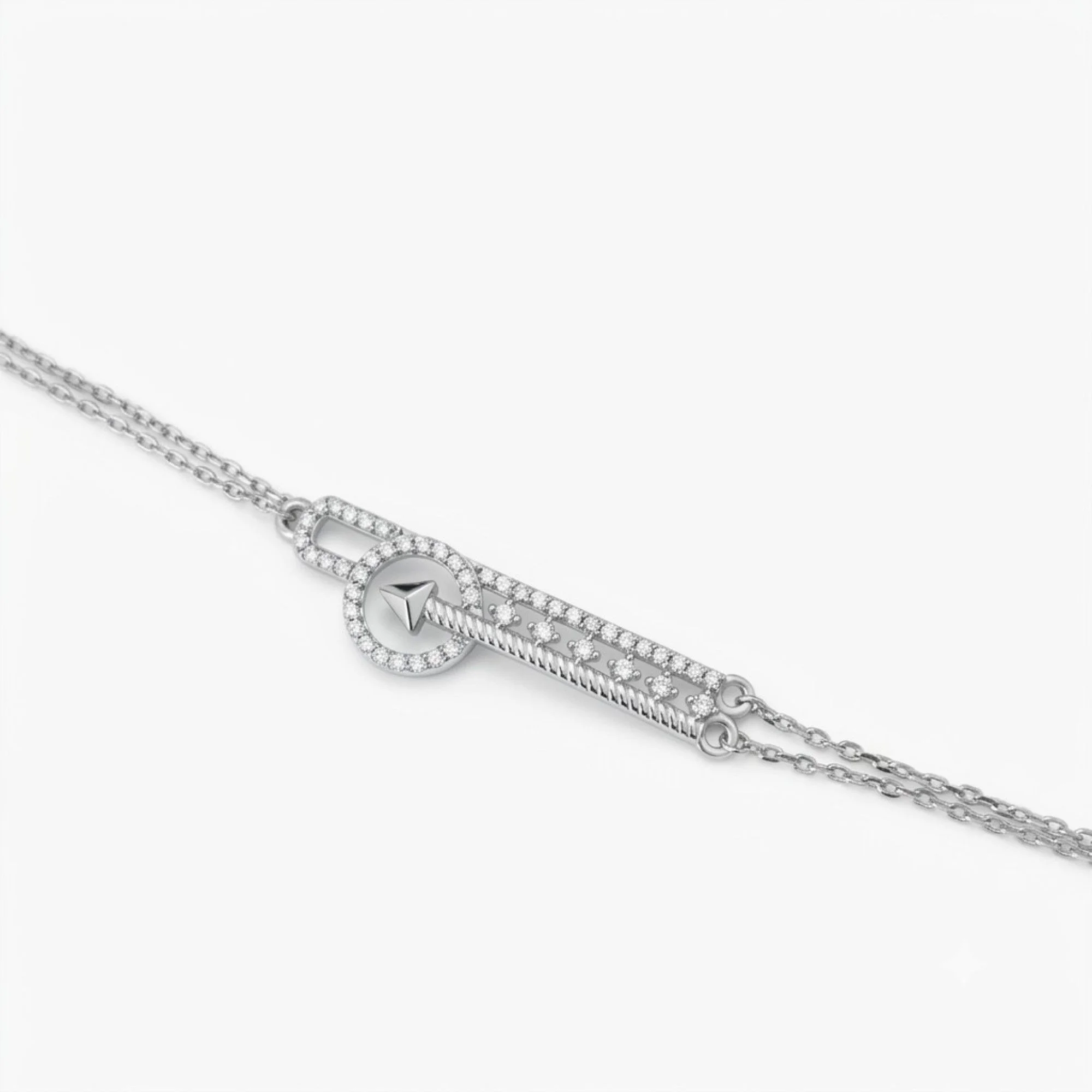 Silver Arrow Of Love Bracelet - Image 3