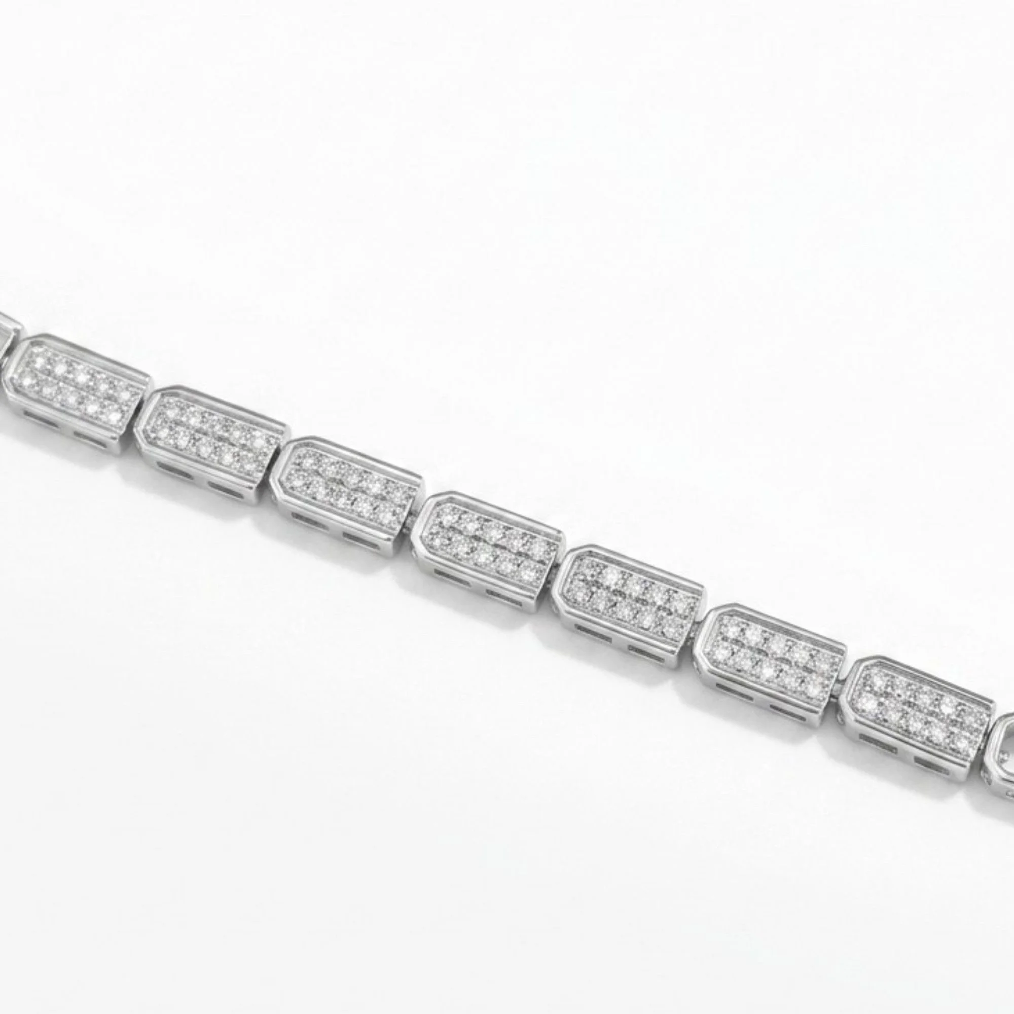 Silver Stellar Bar Link Bracelet - Image 3