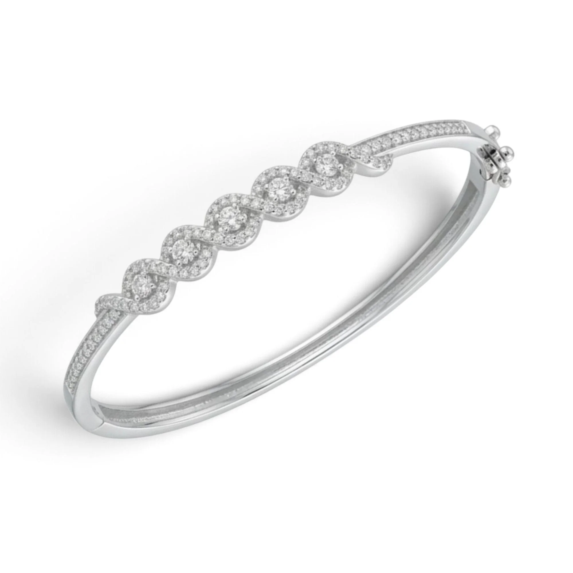 Silver Infinity Swirl Kada - Image 3