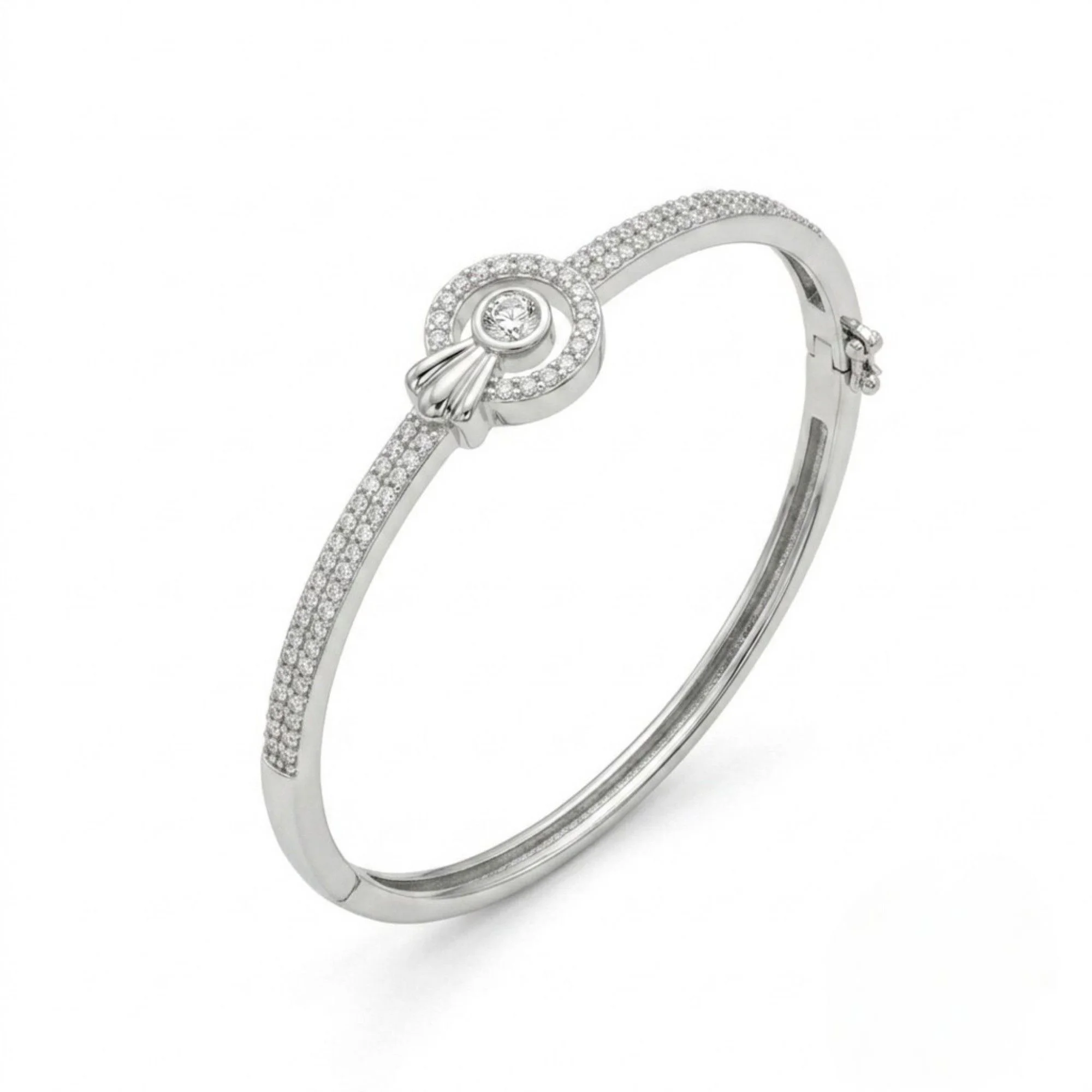 Silver Royal Crest Kada - Image 3