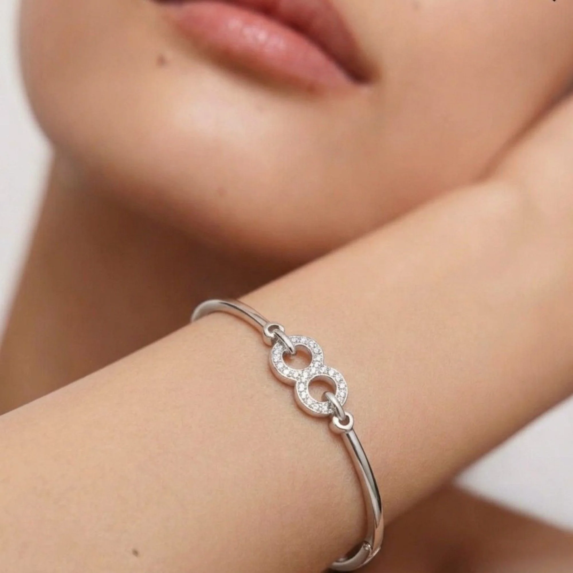 Silver Dual Loop Kada - 2