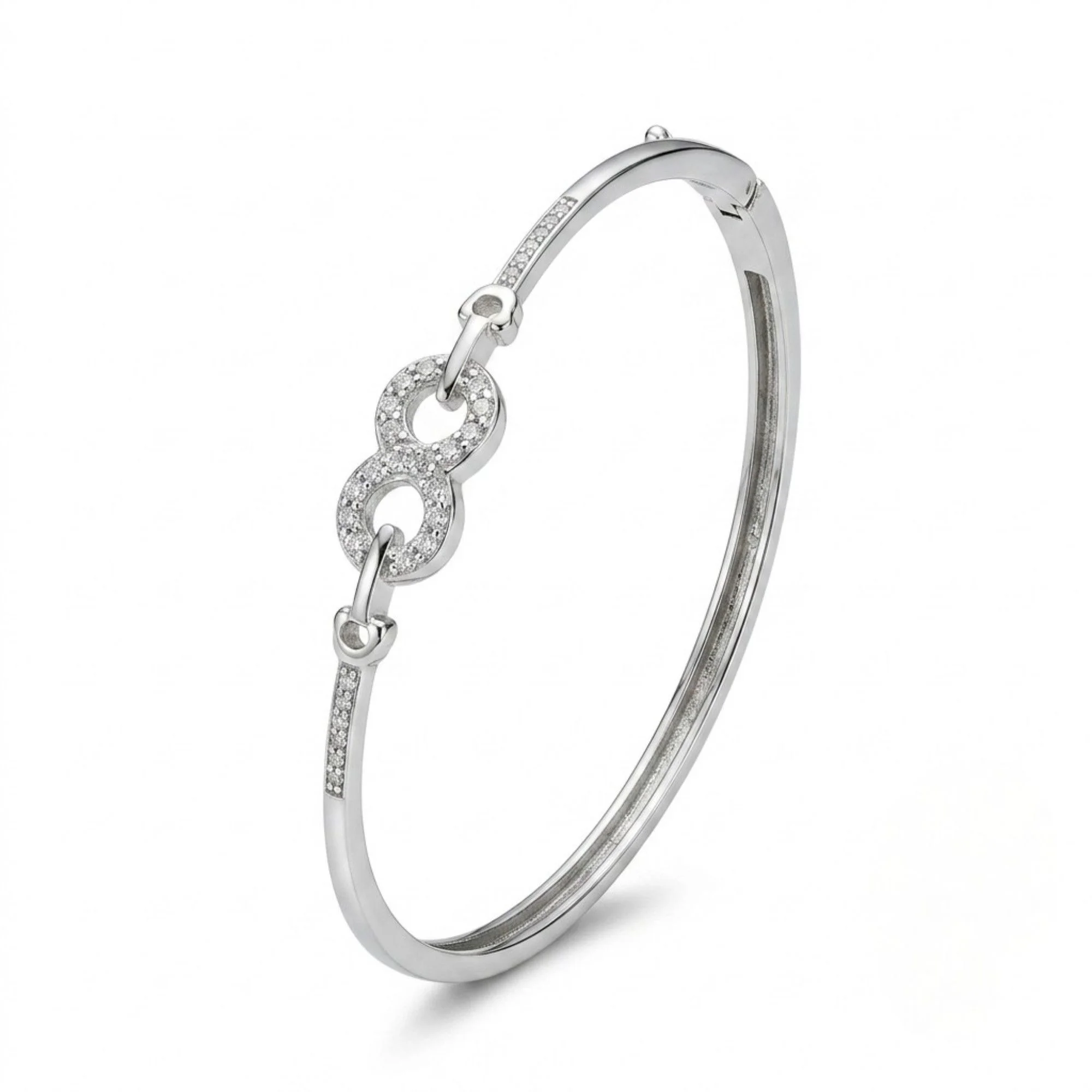 Silver Dual Loop Kada - Image 3